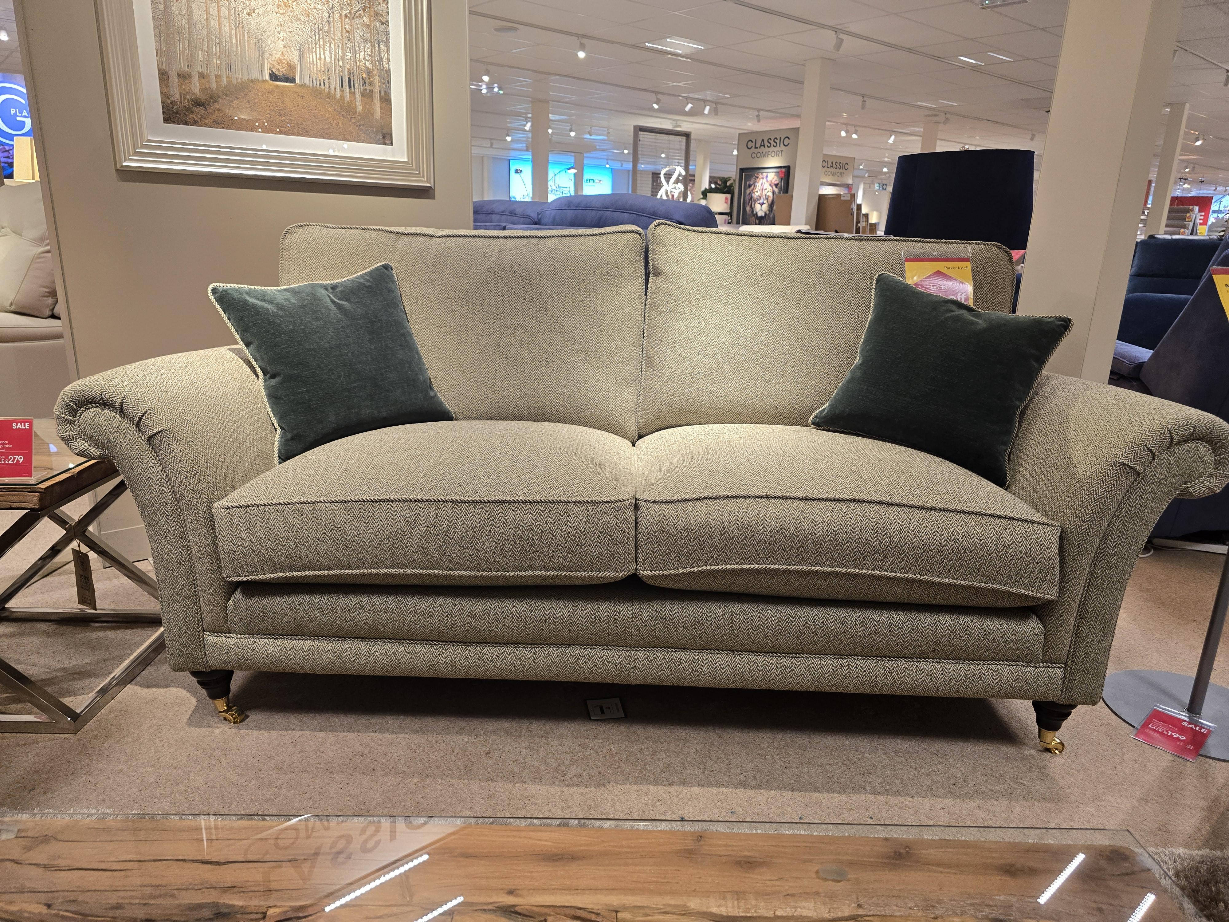 Burghley Large 2 Seater, Armchair and Footstool. in  on Furniture Village
