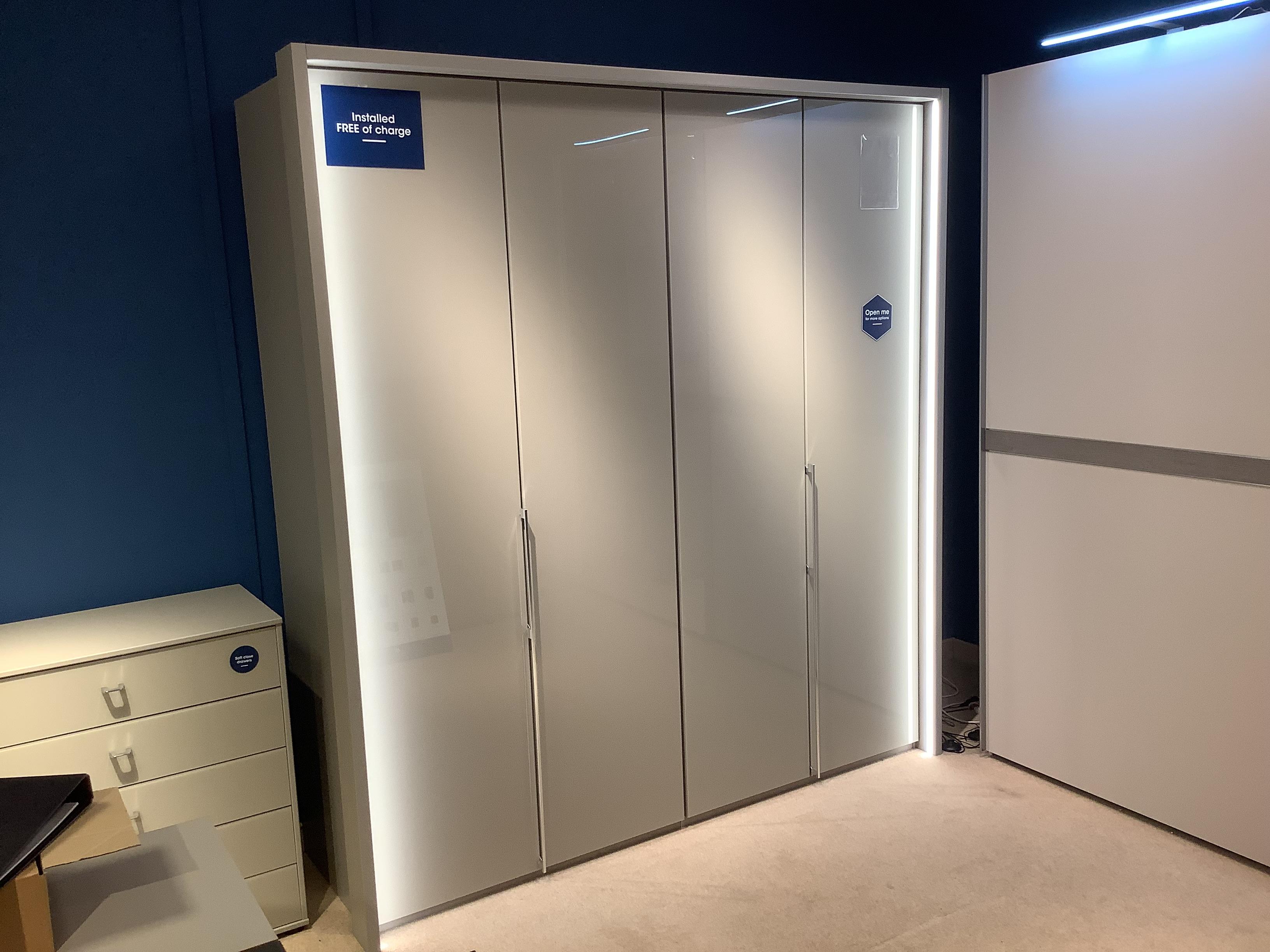 Pacifica 4 Door Bi Fold Wardrobe in  on Furniture Village