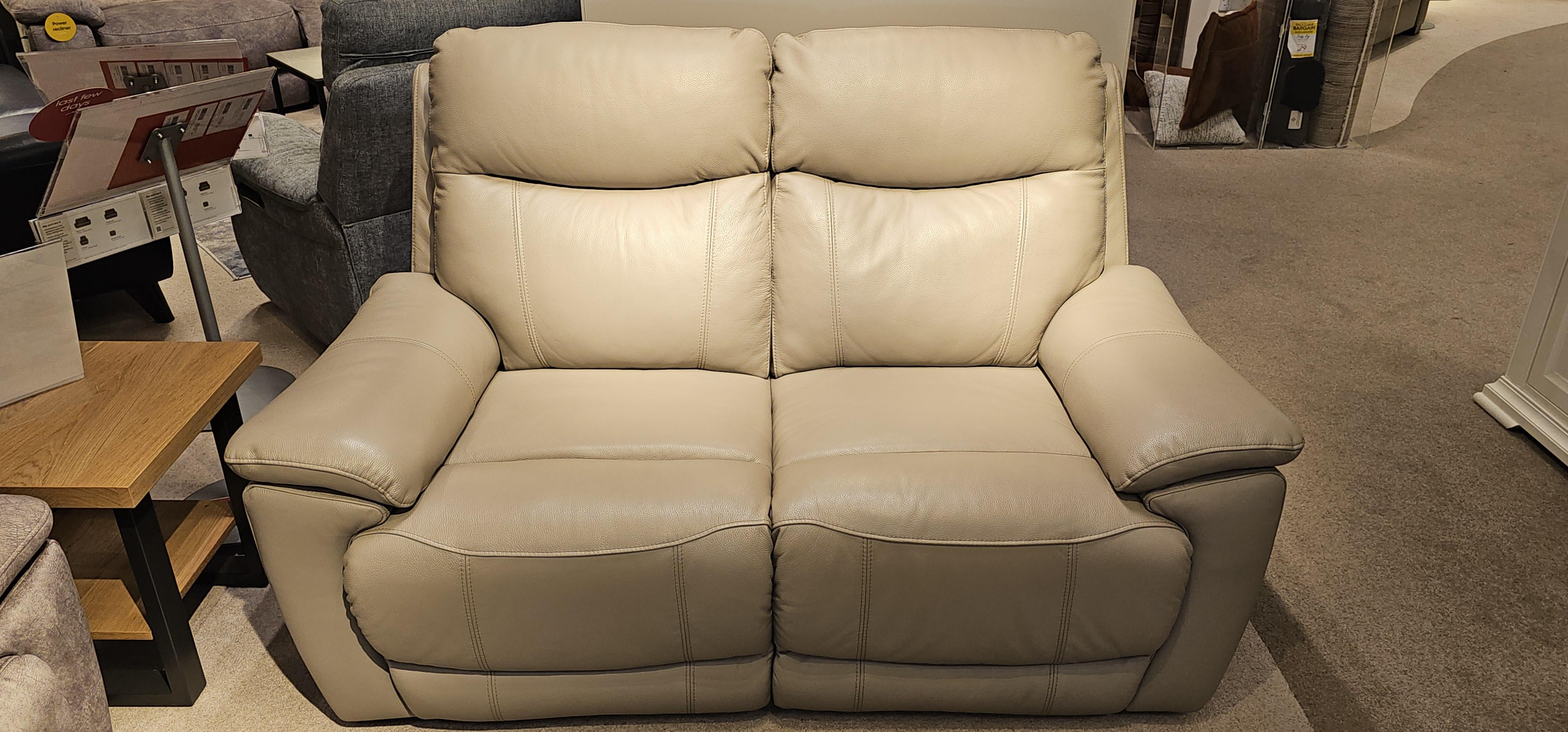 Sloane 2 Seater Leather Sofa power recliner in  on Furniture Village