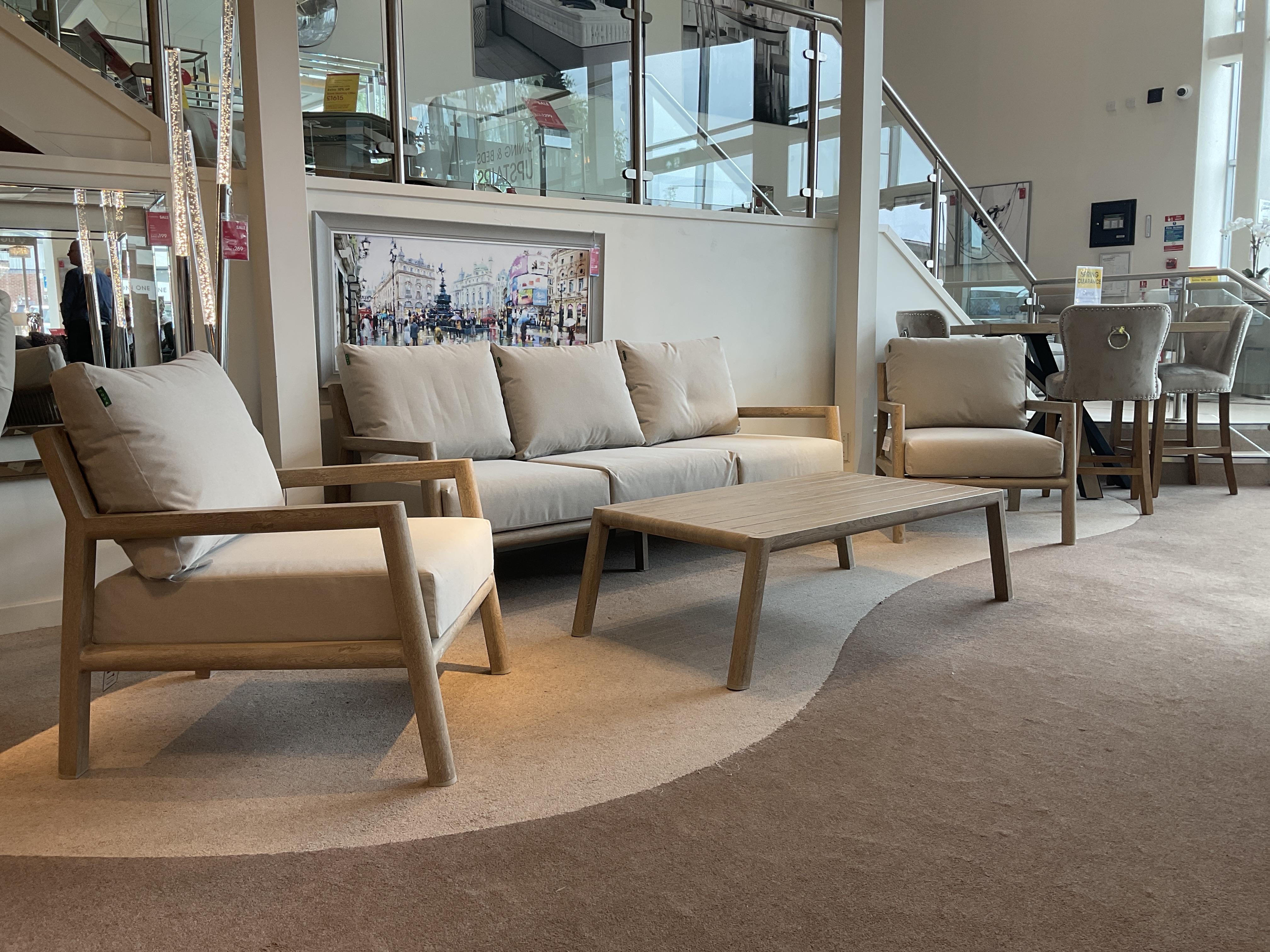 Solana 3 Seater Garden Set in  on Furniture Village