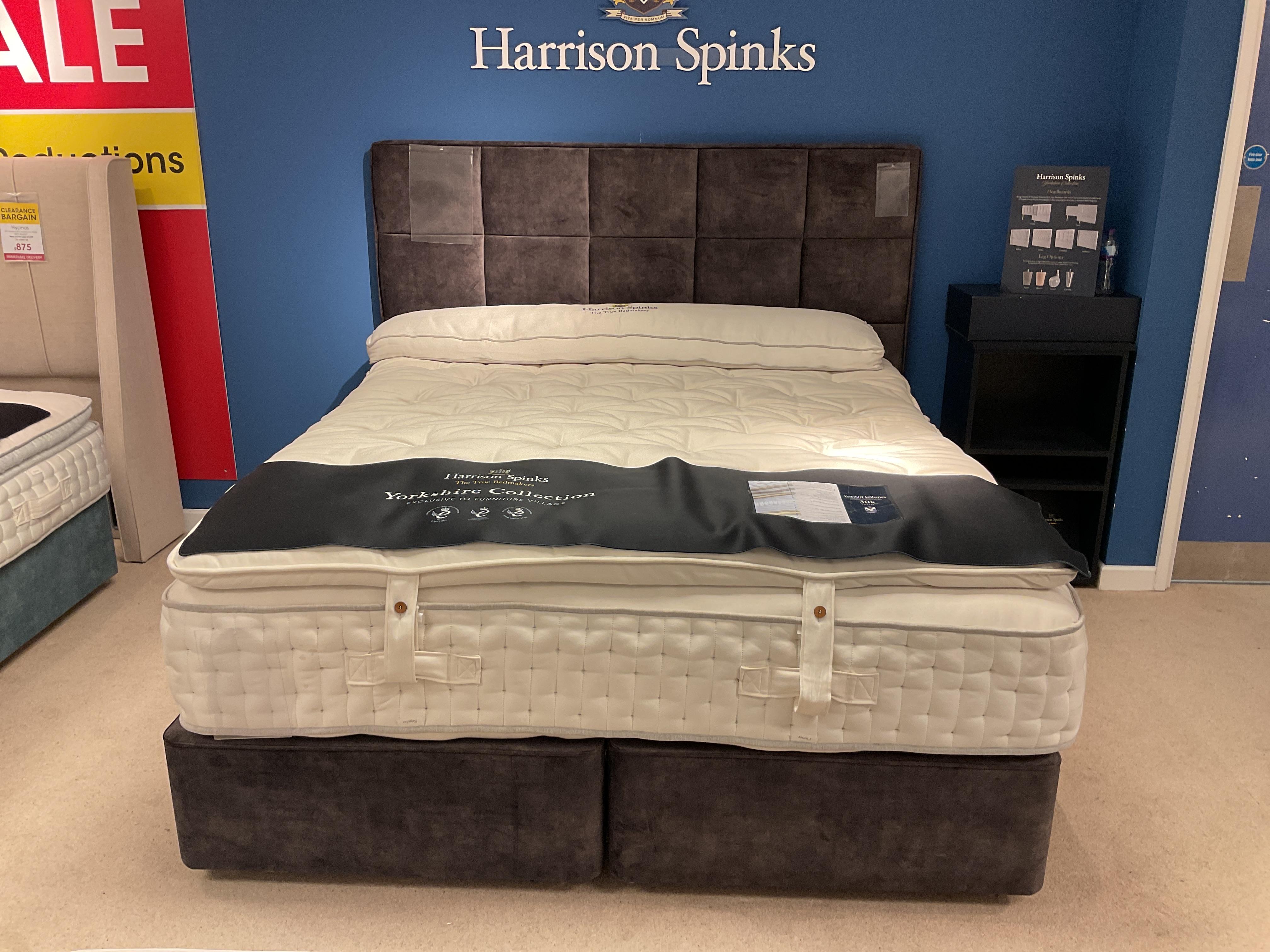 Yorkshire 30k 6’0 Divan Set & Headboard in  on Furniture Village