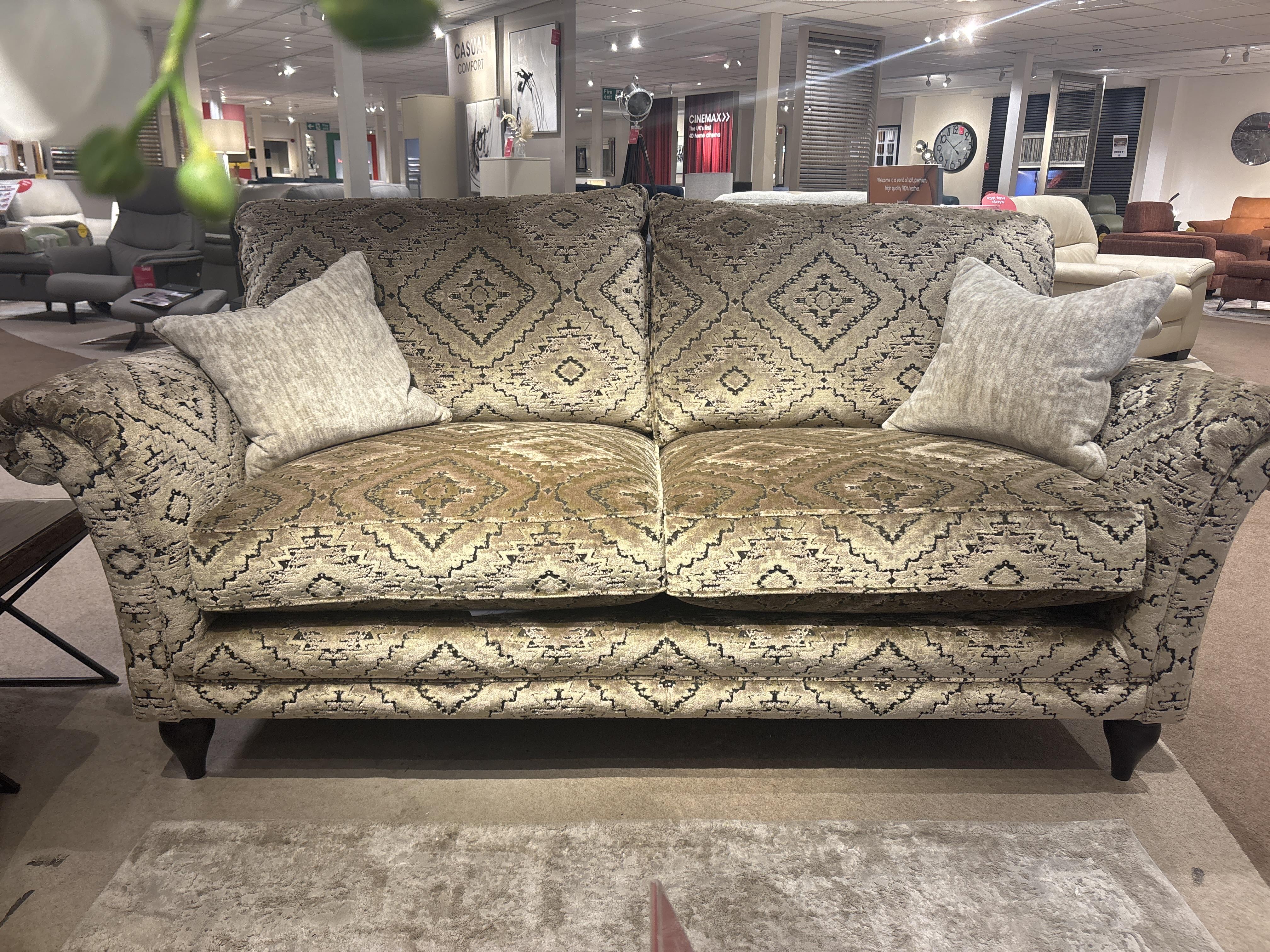 Plaza Large 2 Seater & Footstool in  on Furniture Village