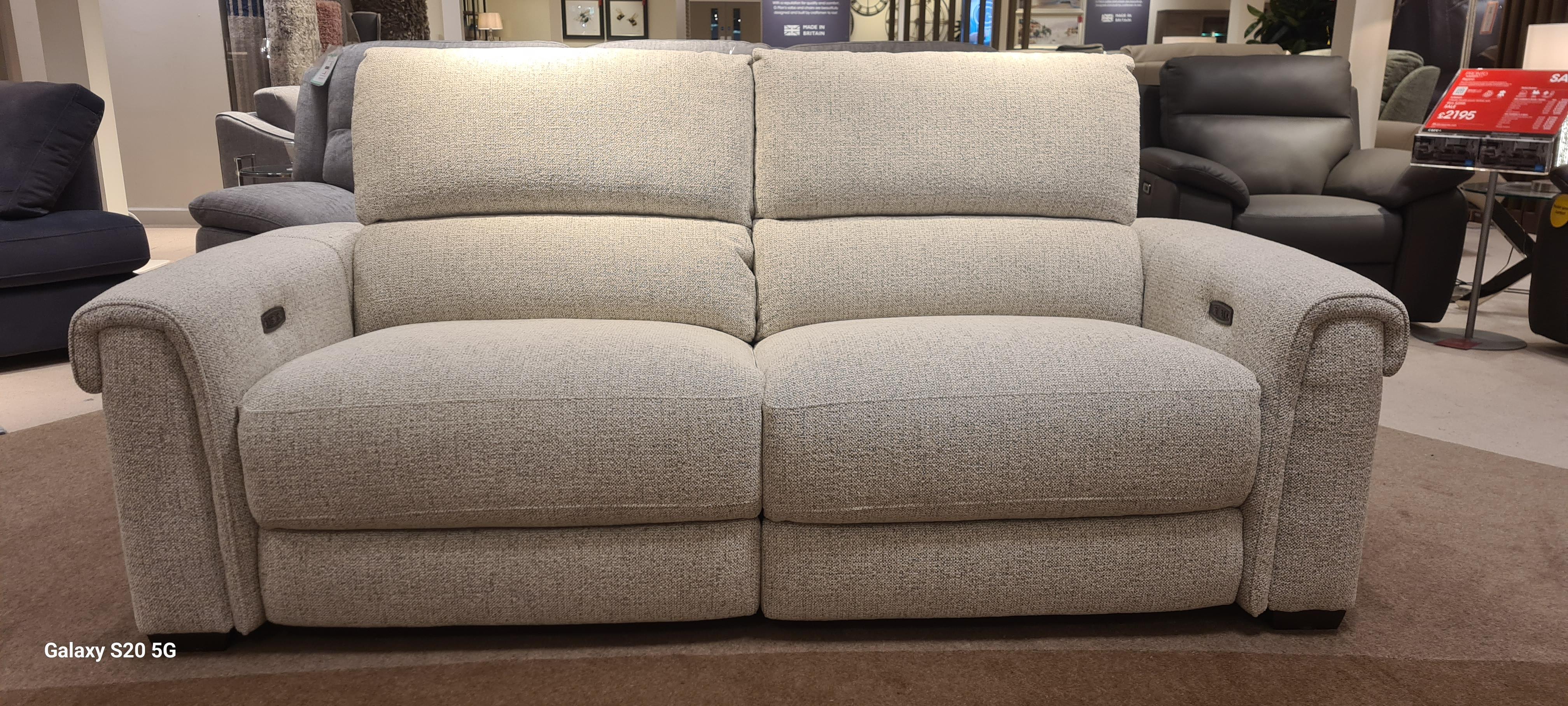 Nixon 3 seater power recliner in  on Furniture Village