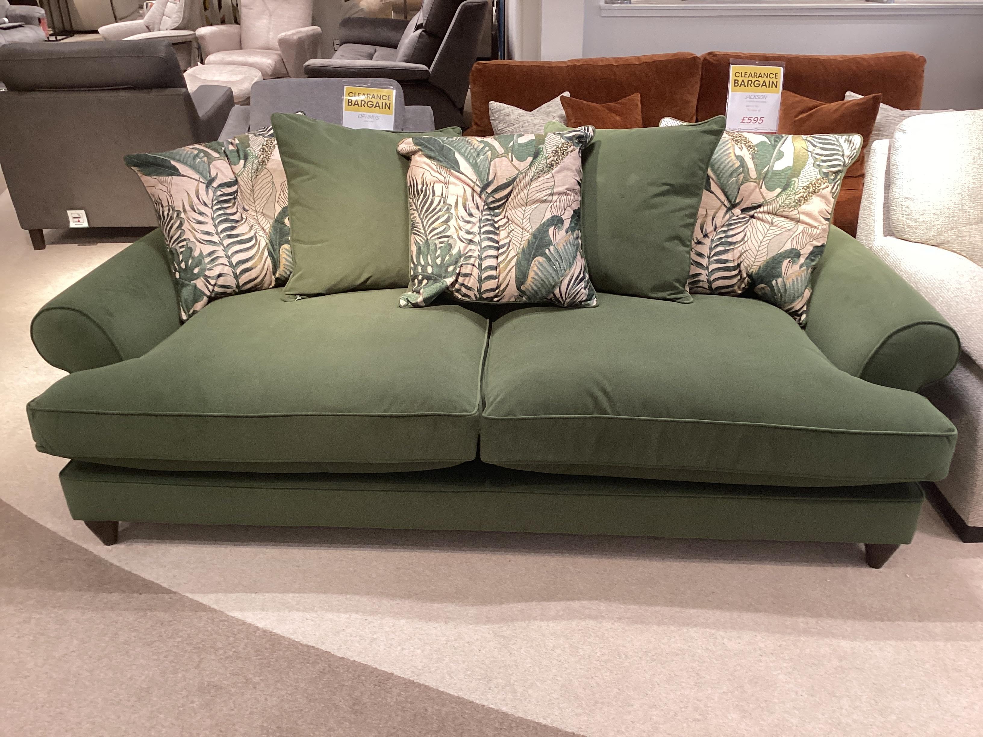 Bronwyn 4 seater scatter back sofa in  on Furniture Village