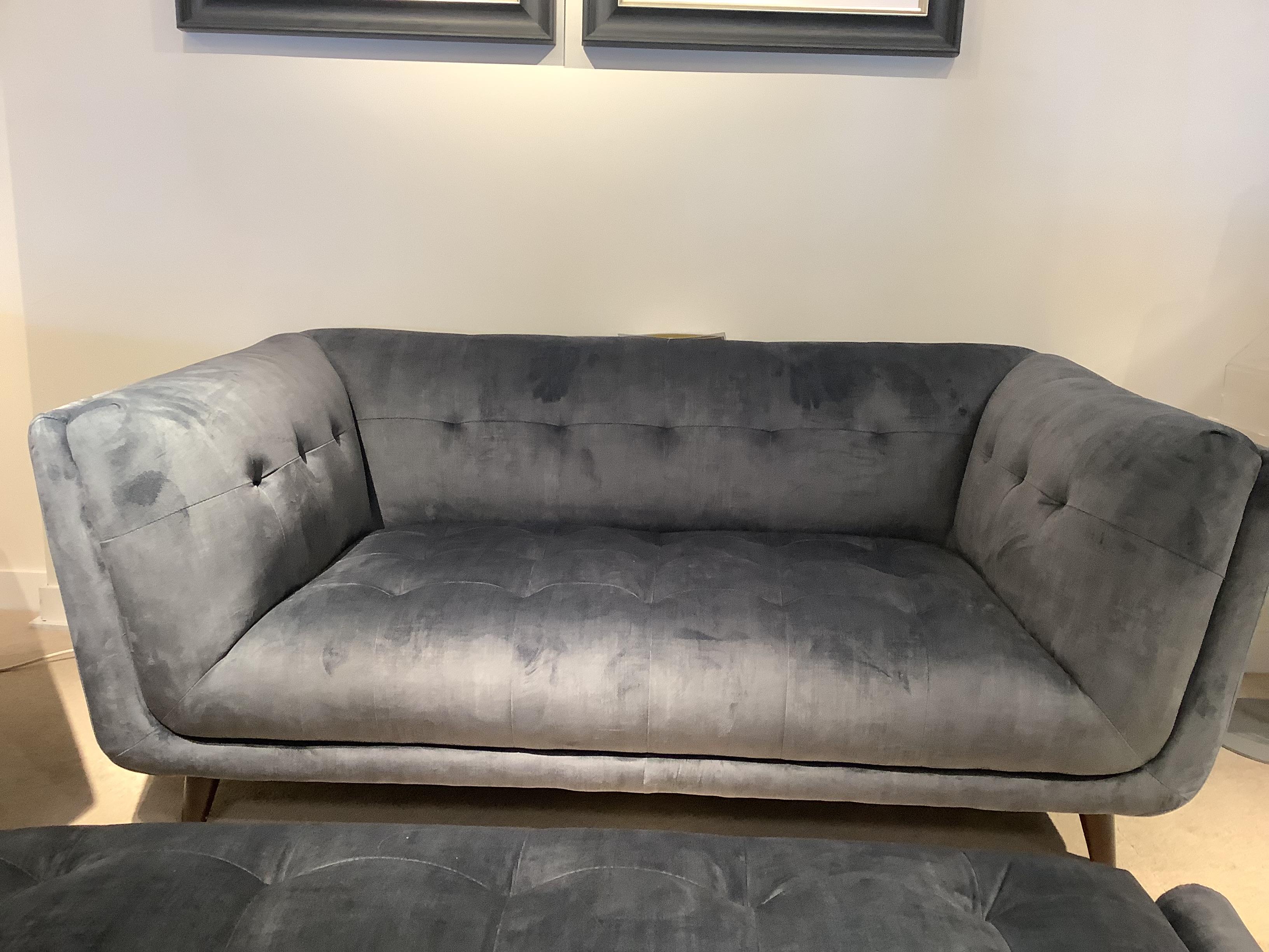 Rene 2 Seater Sofa, Armchair & Large Footstool in  on Furniture Village