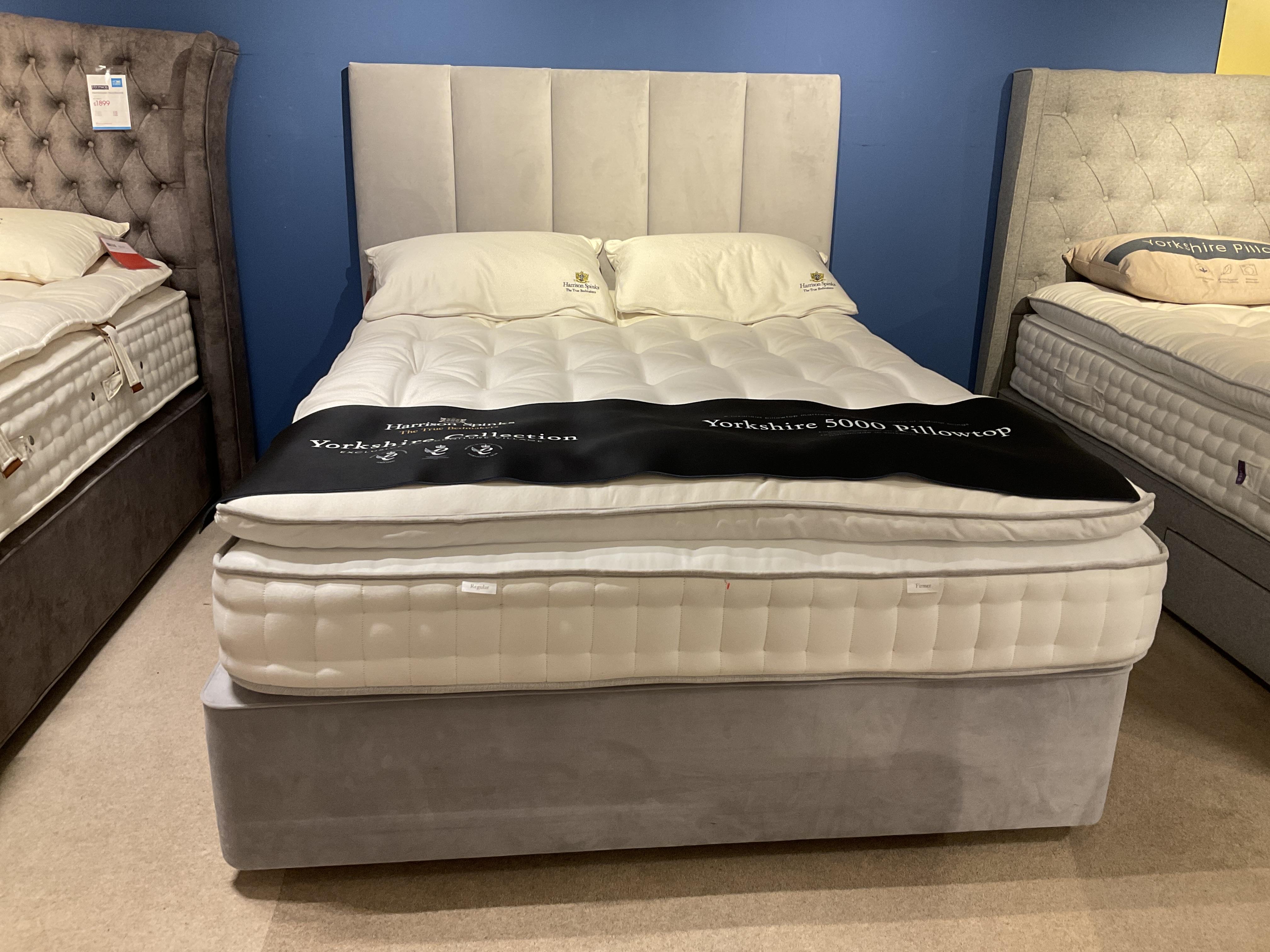 YORKSHIRE 5K Divan set and headboard - Kingsize in  on Furniture Village