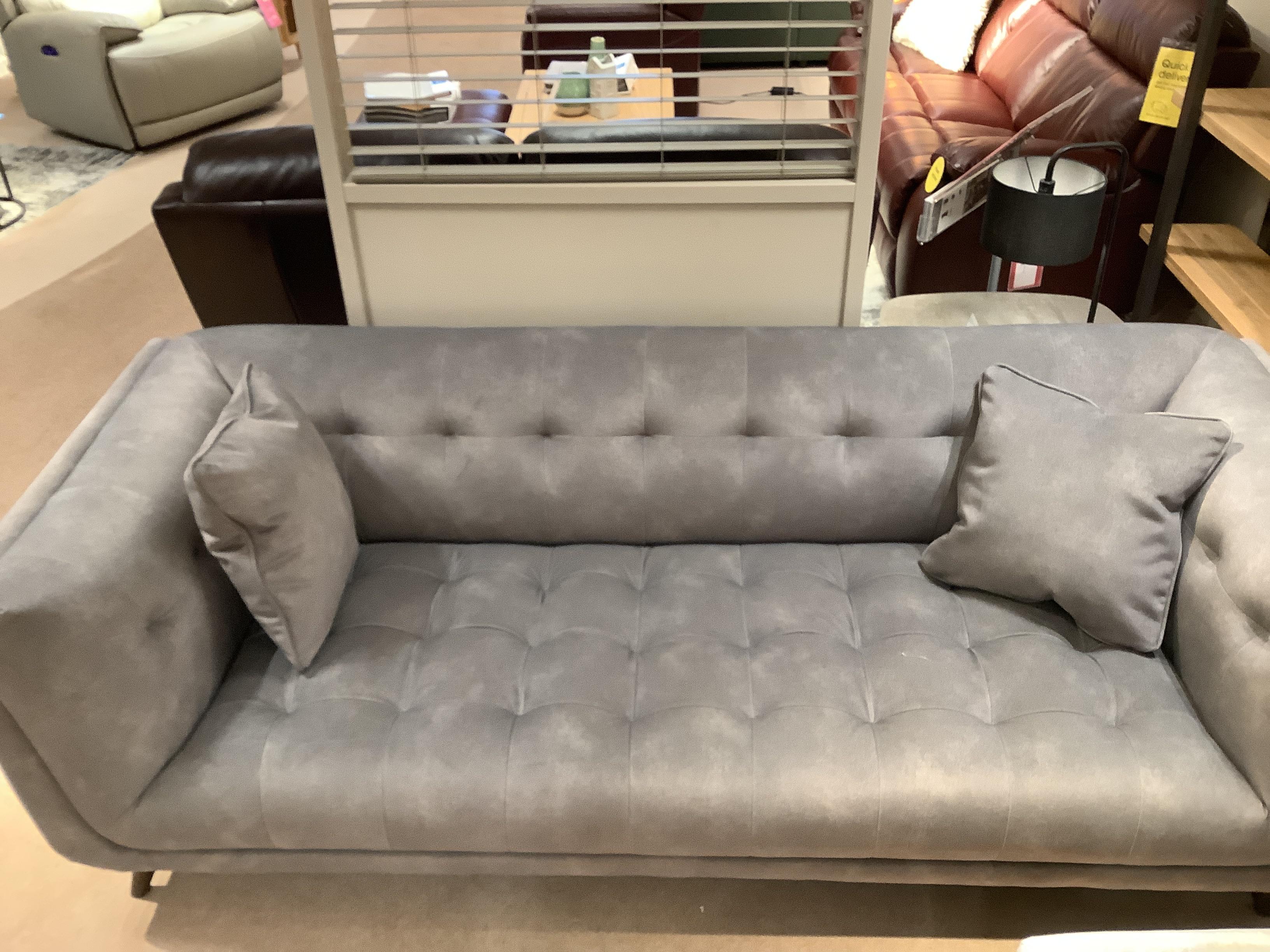 Rene 3 seater and 2 seater in  on Furniture Village