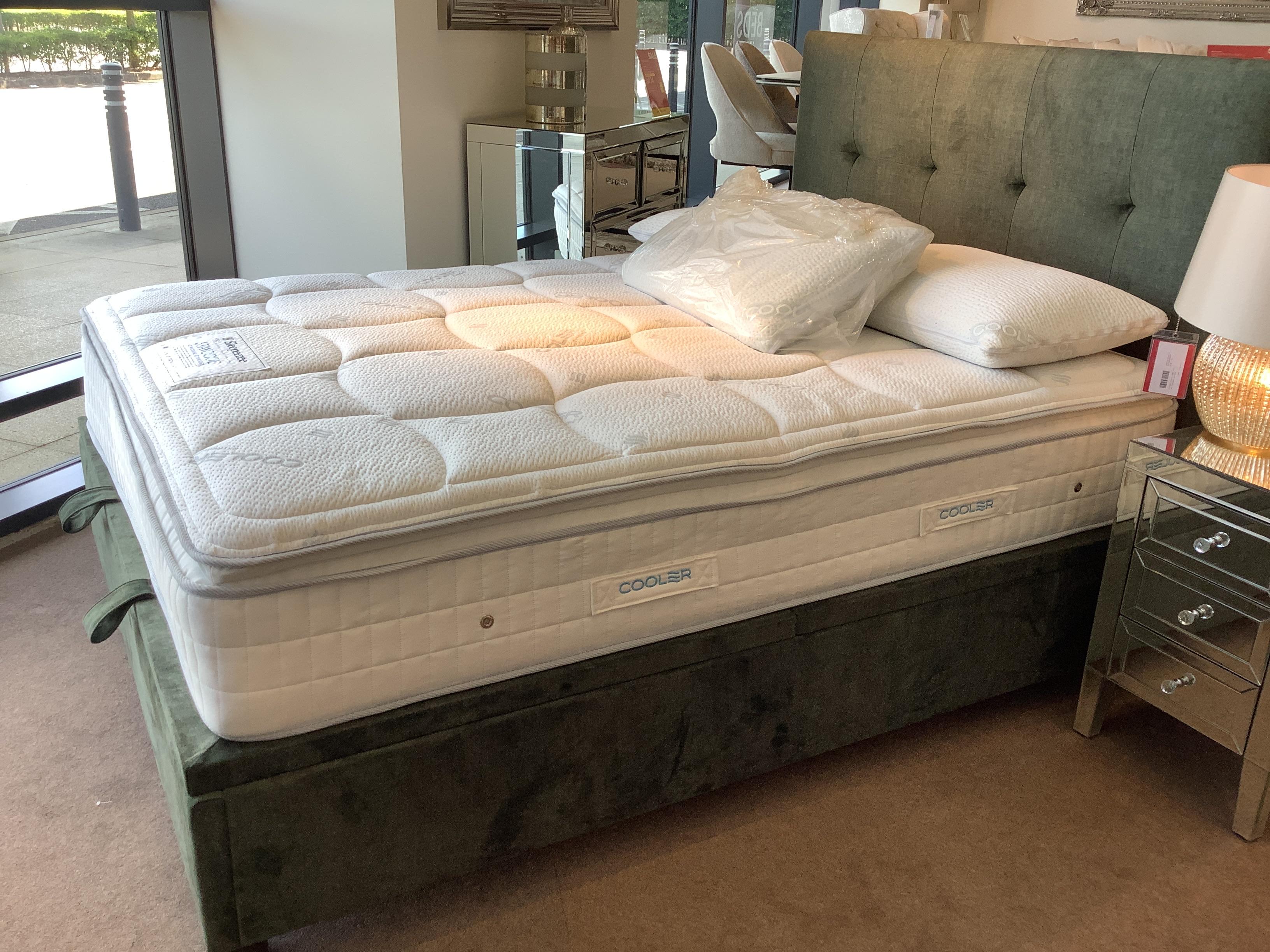 Sleepeezee Cooler extreme Mattress and 3 pillows in  on Furniture Village