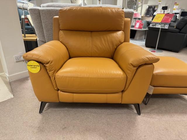Contempo Armchair and Stool in  on Furniture Village