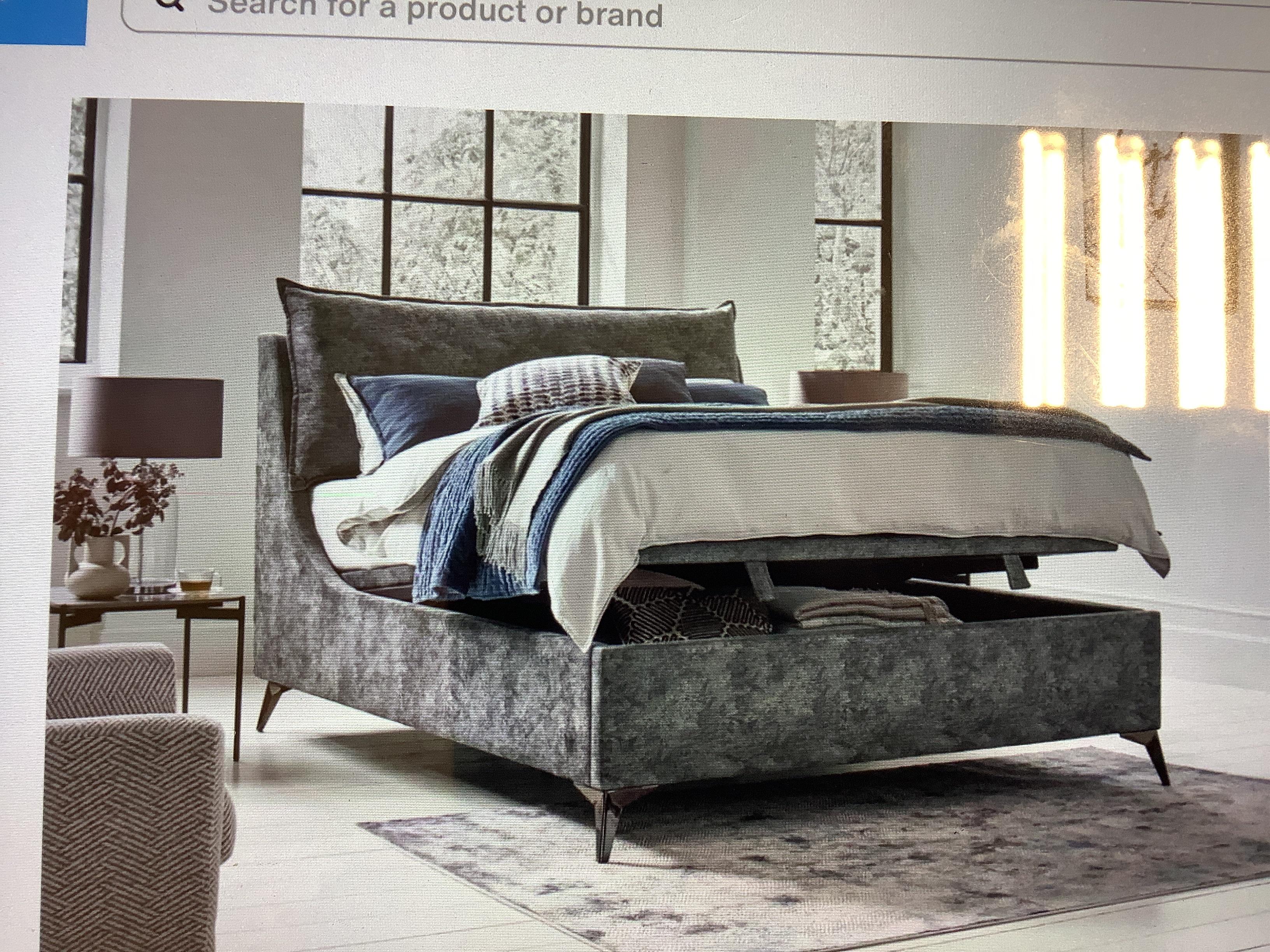 Sanctuary Double Ottoman Frame in  on Furniture Village