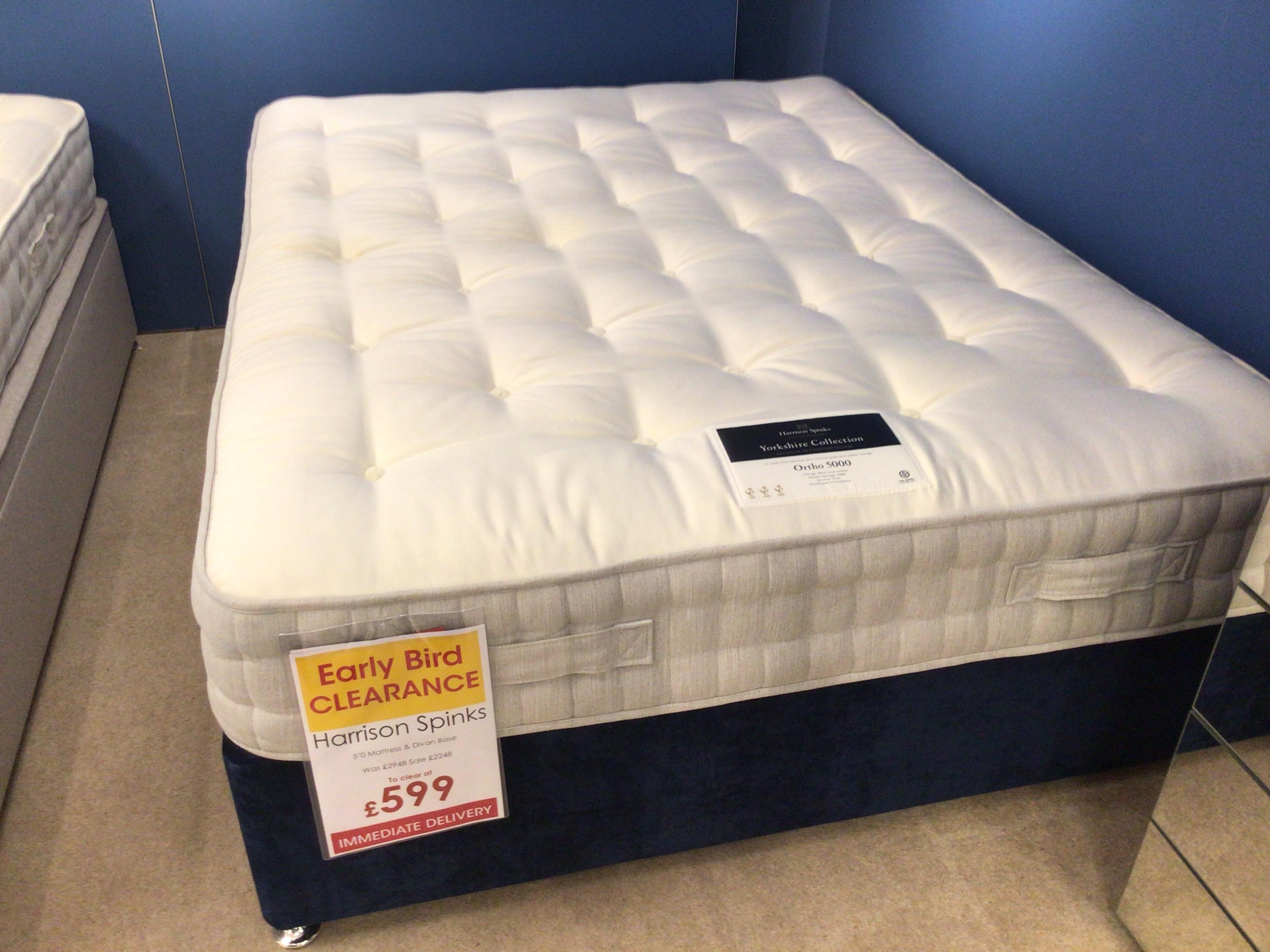Harrison Spinks Mattress with Sleep Story Base in  on Furniture Village