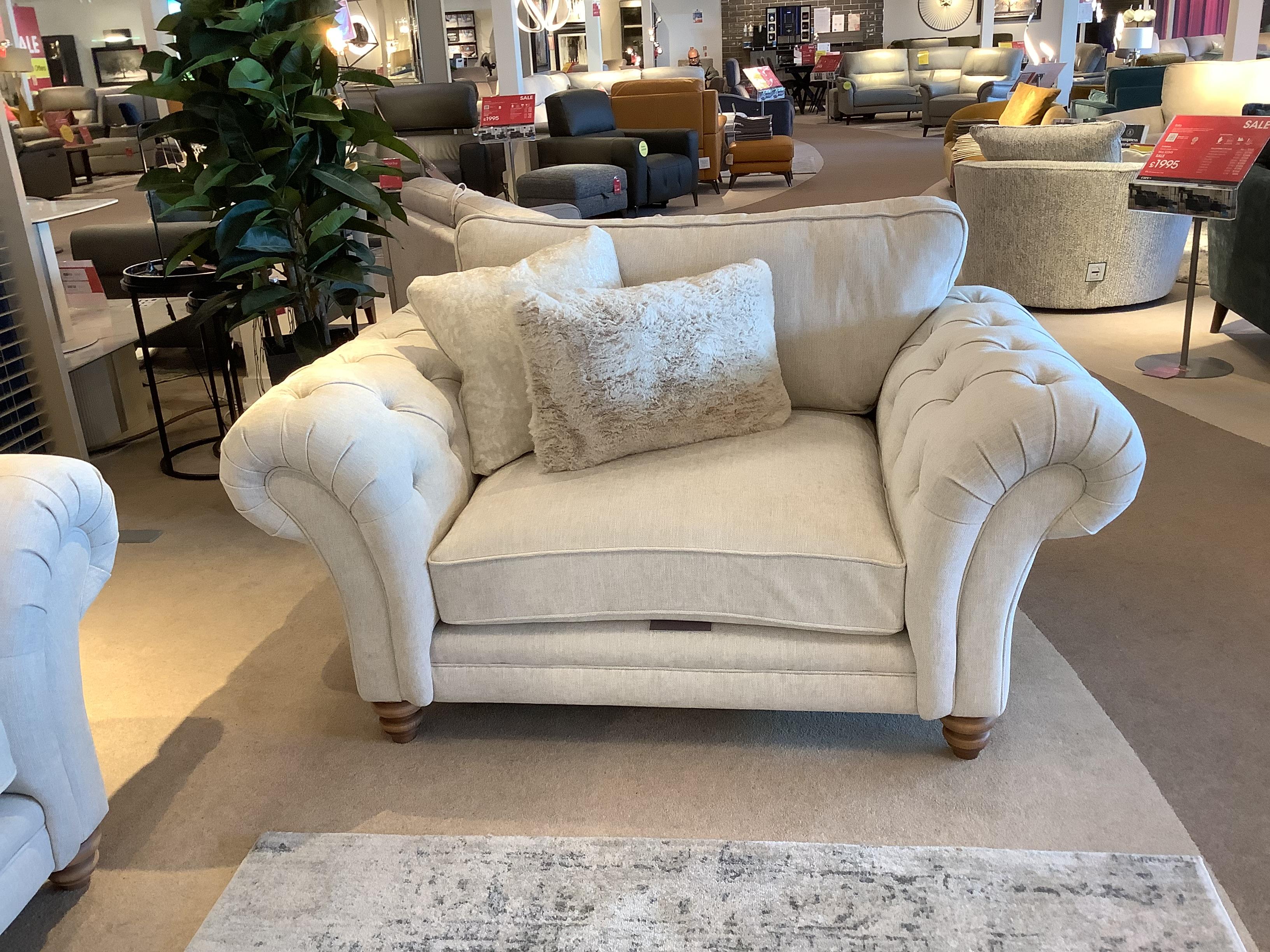 Blenheim 4 seater & snuggler in  on Furniture Village