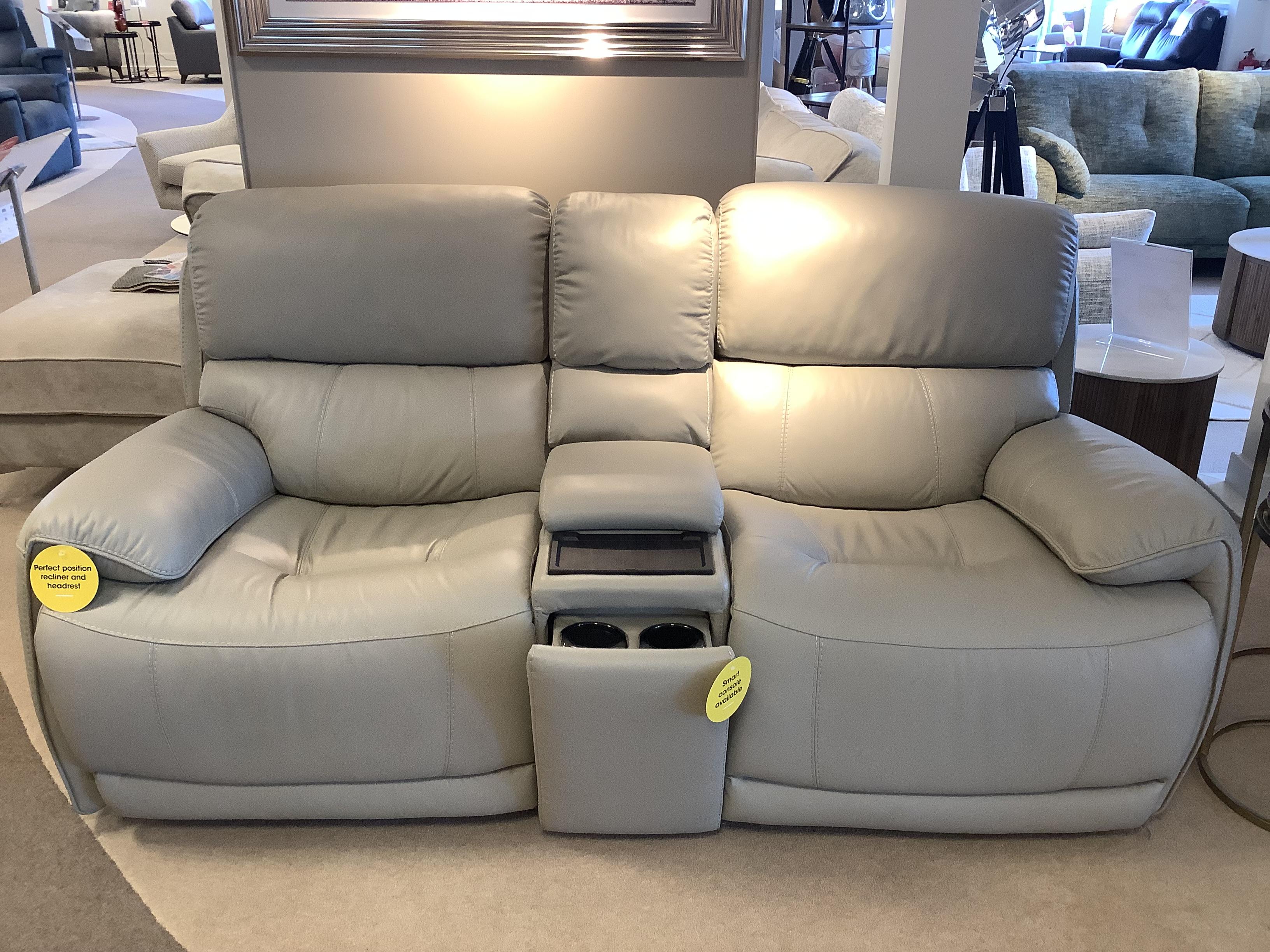 Rocco 2 Seater with console in  on Furniture Village