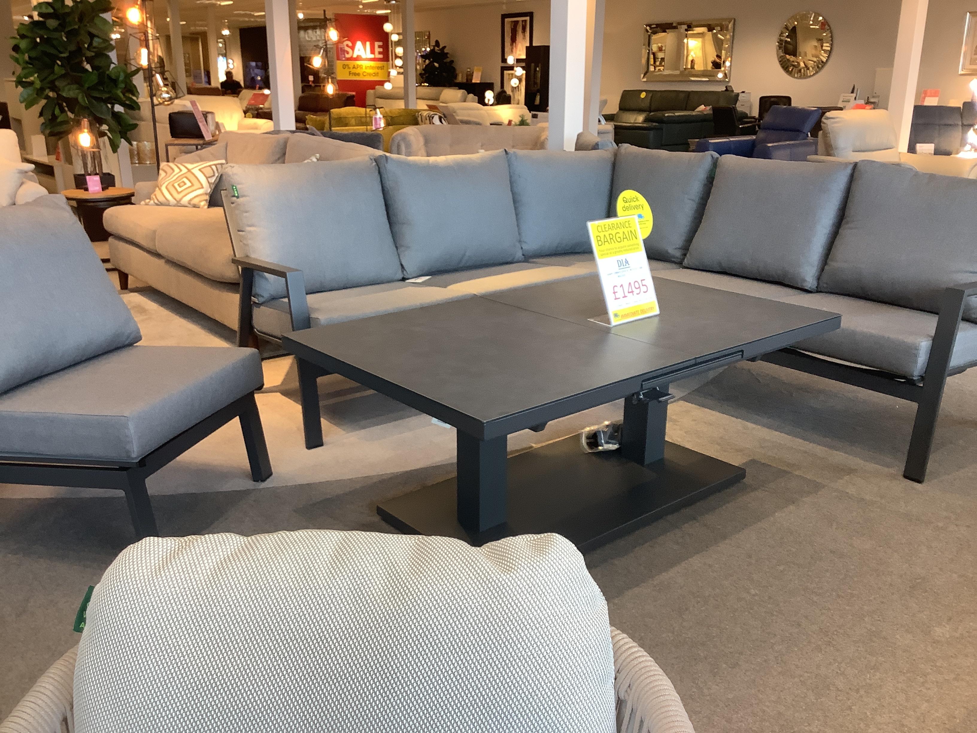 Dia Corner Sofa Garden Set in  on Furniture Village