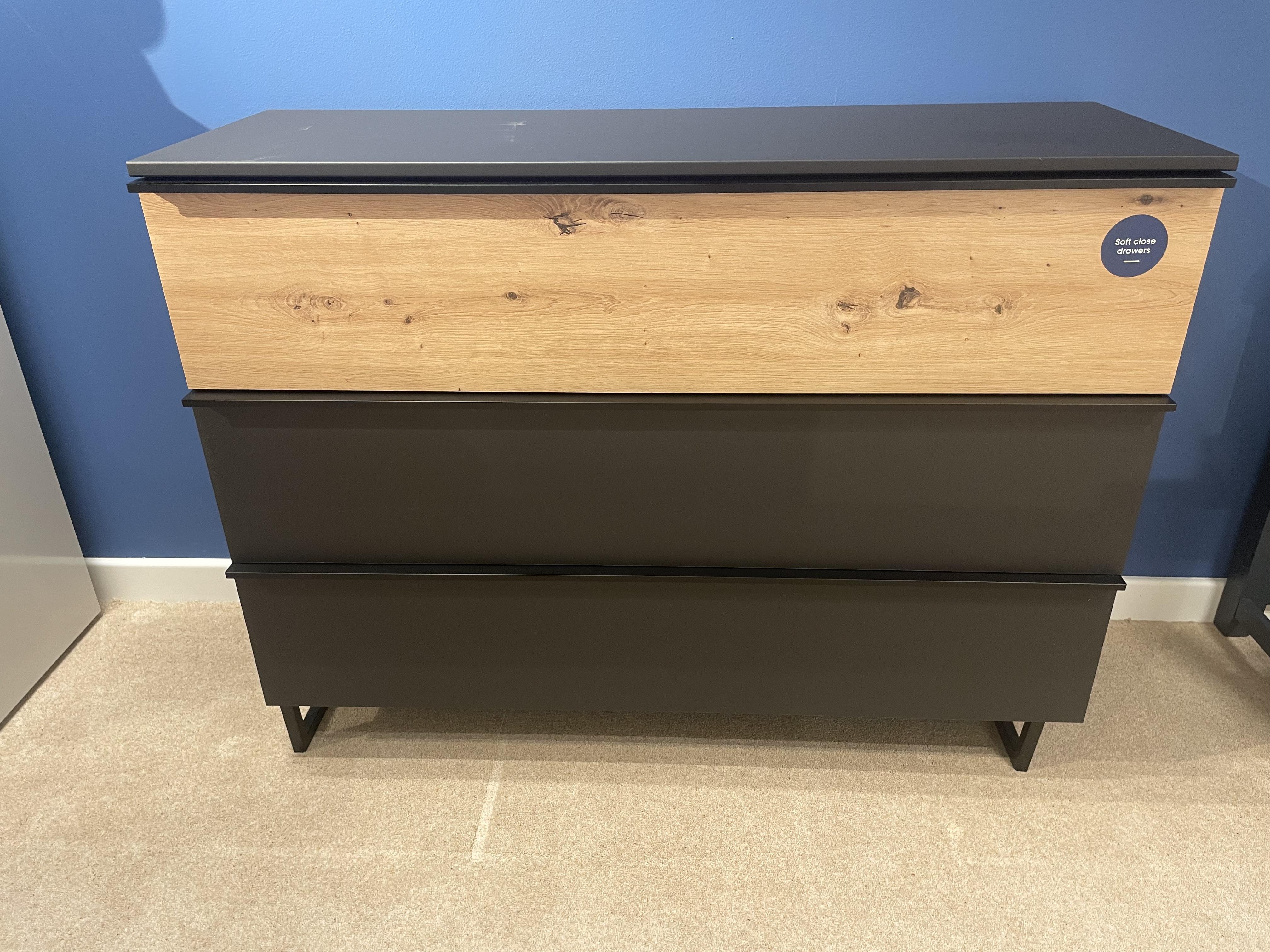 Cora 3 drawer chest in  on Furniture Village