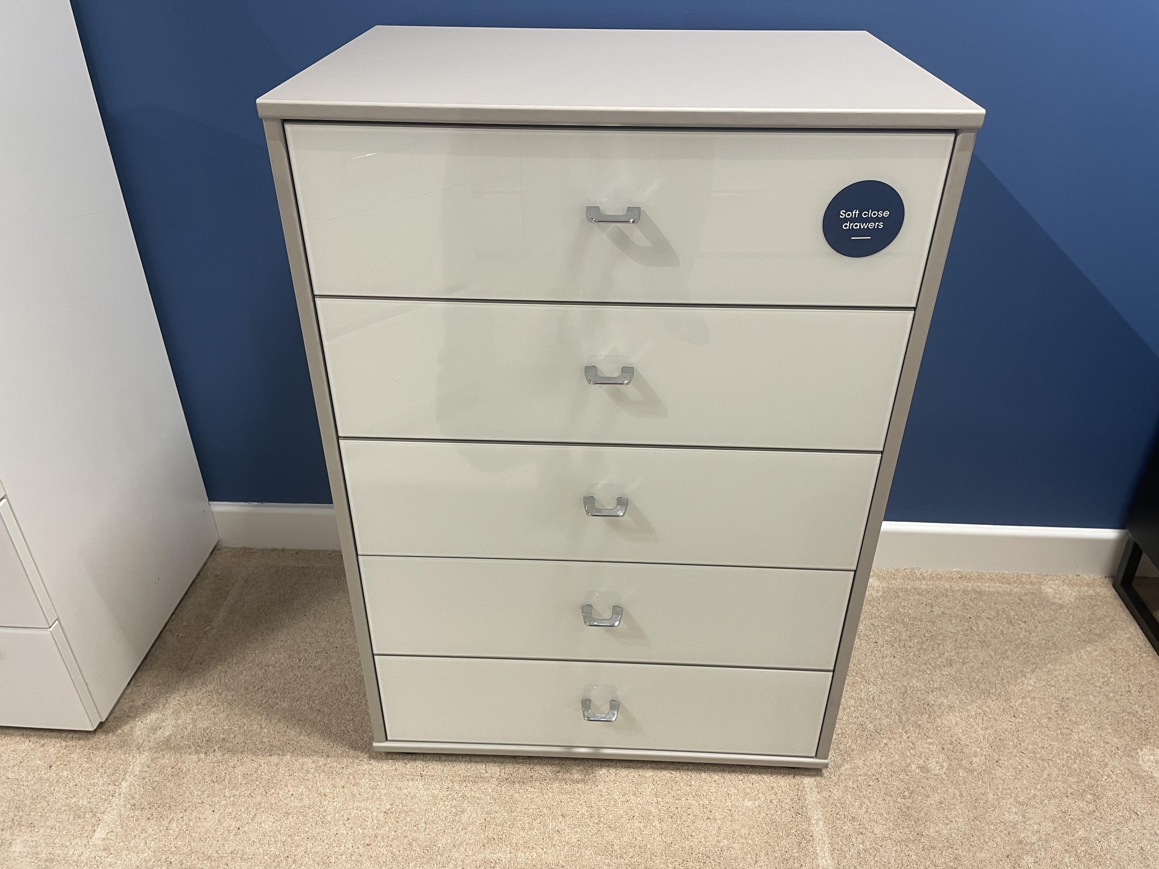 Pacifica 5 drawer chest in  on Furniture Village