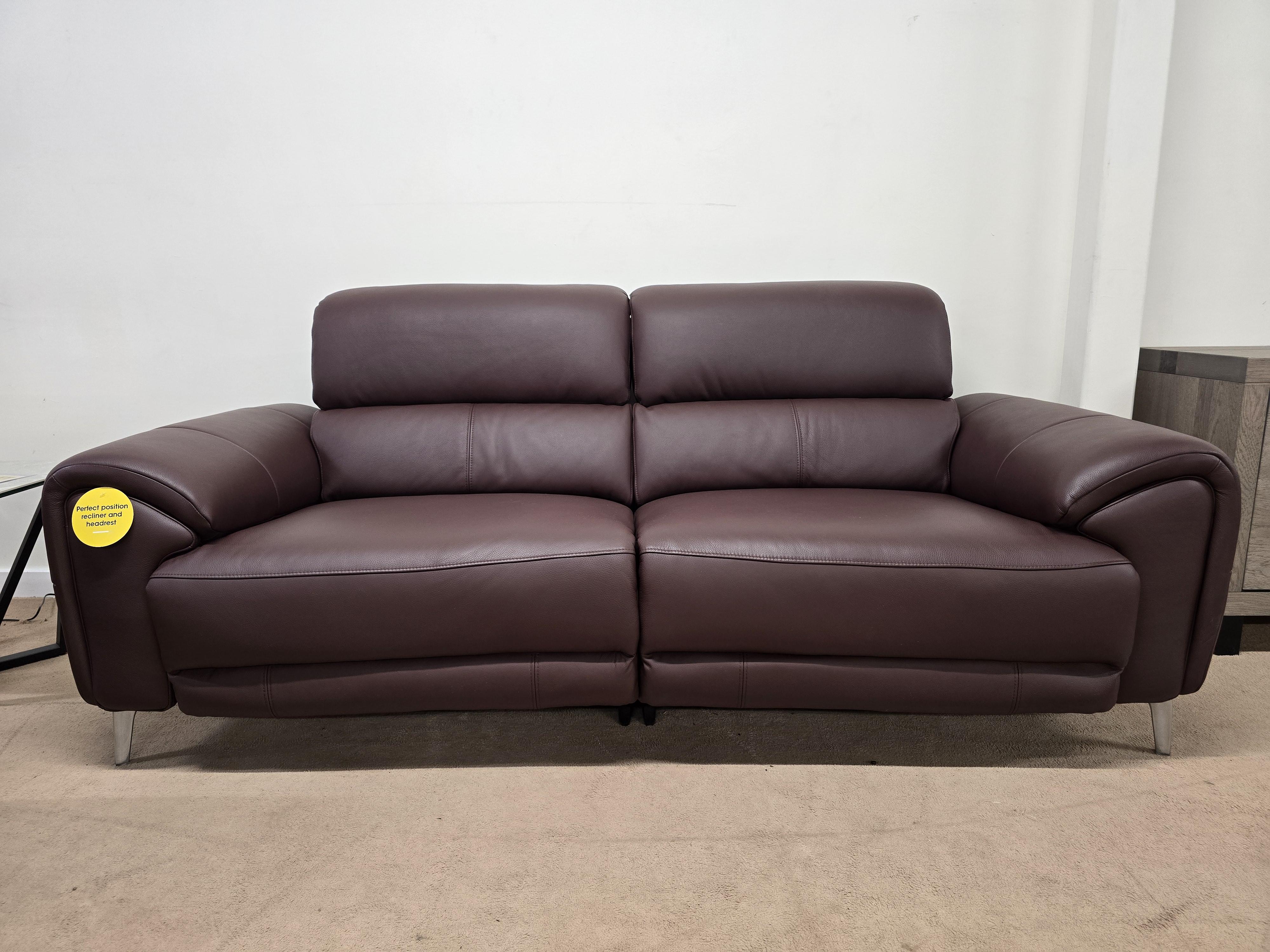 Vino 3 seater power, power armchair, footstool in  on Furniture Village