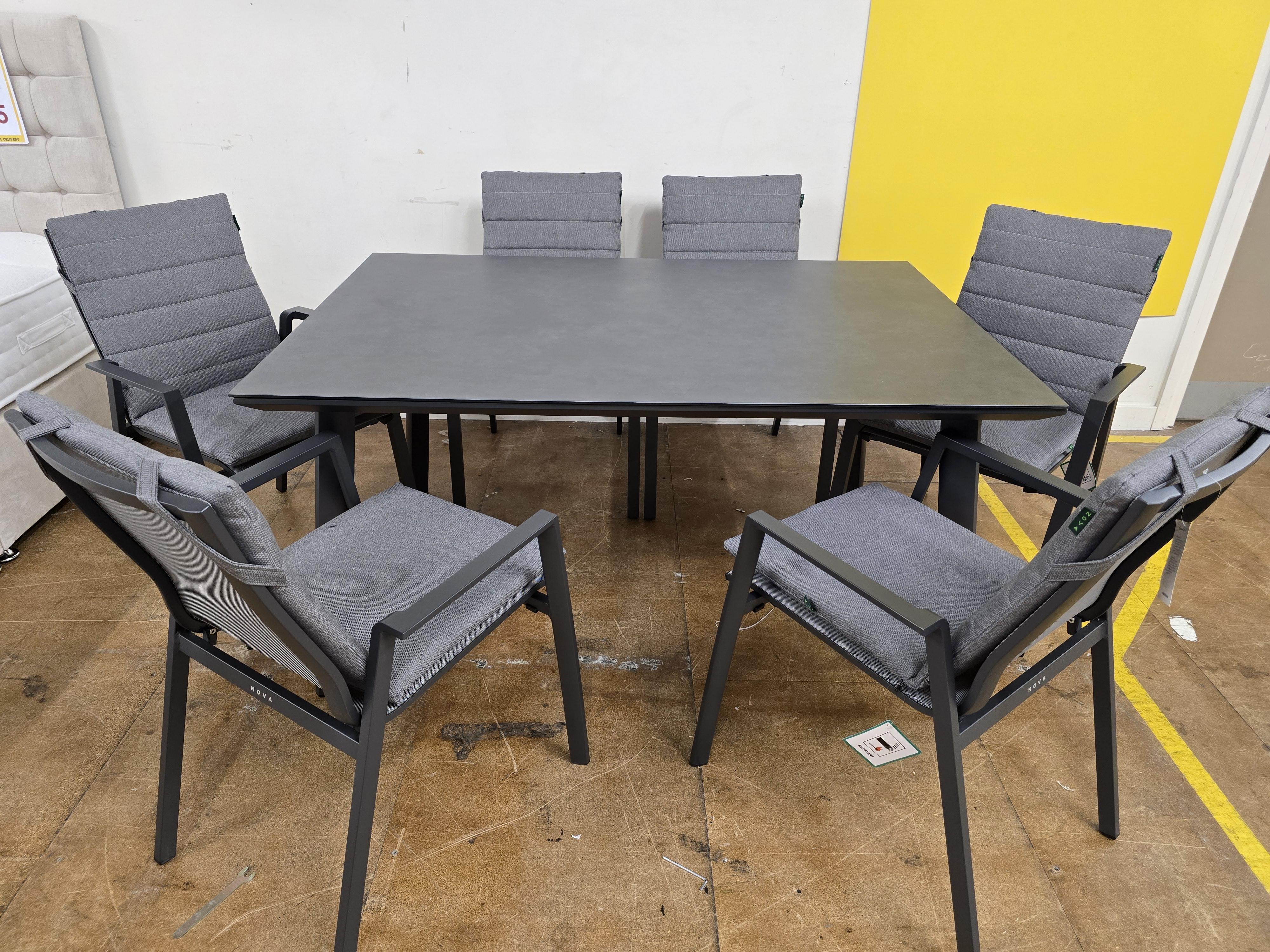 Dia 6 seater dining set in  on Furniture Village