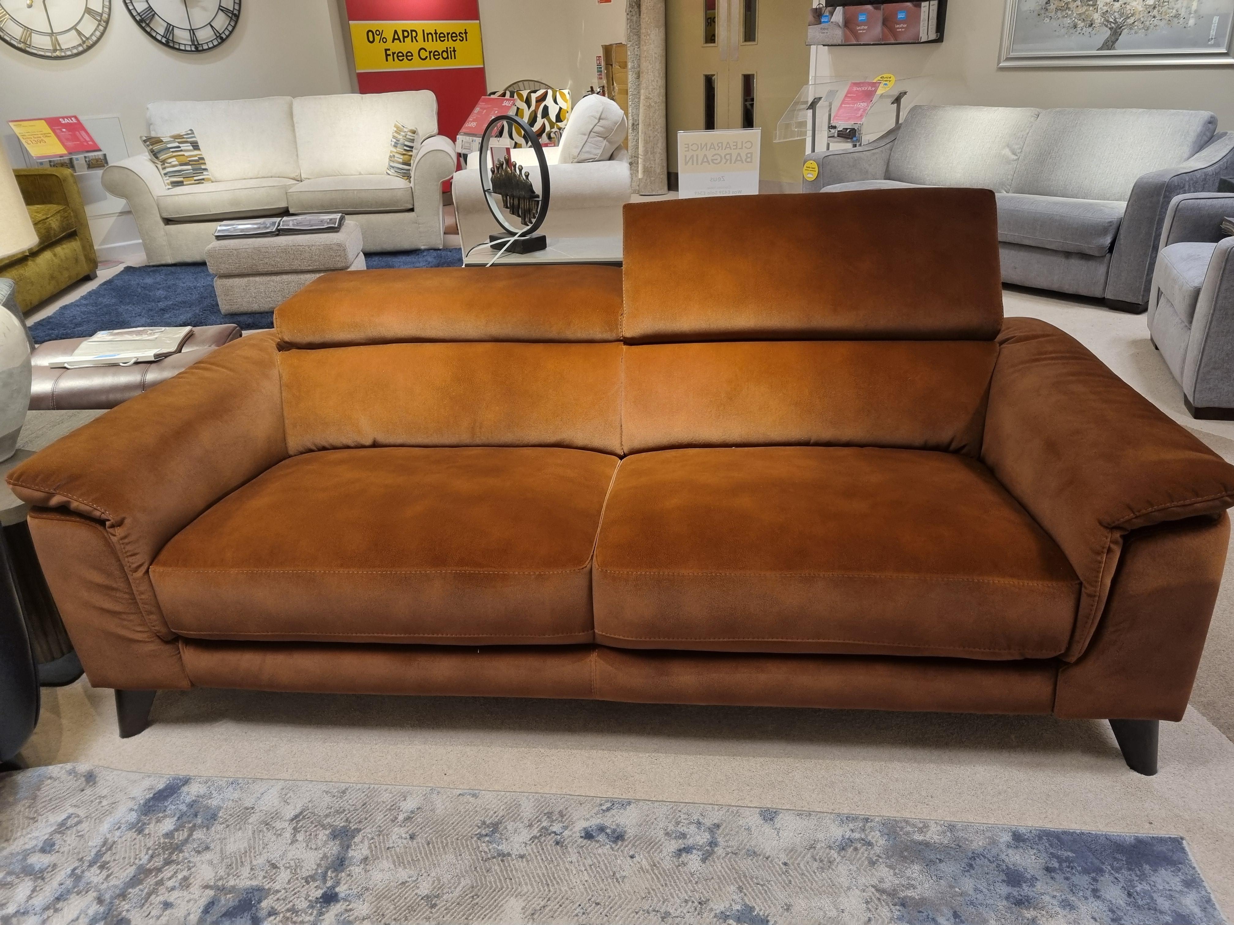 Wade 3 Seater Fabric Sofa in  on Furniture Village