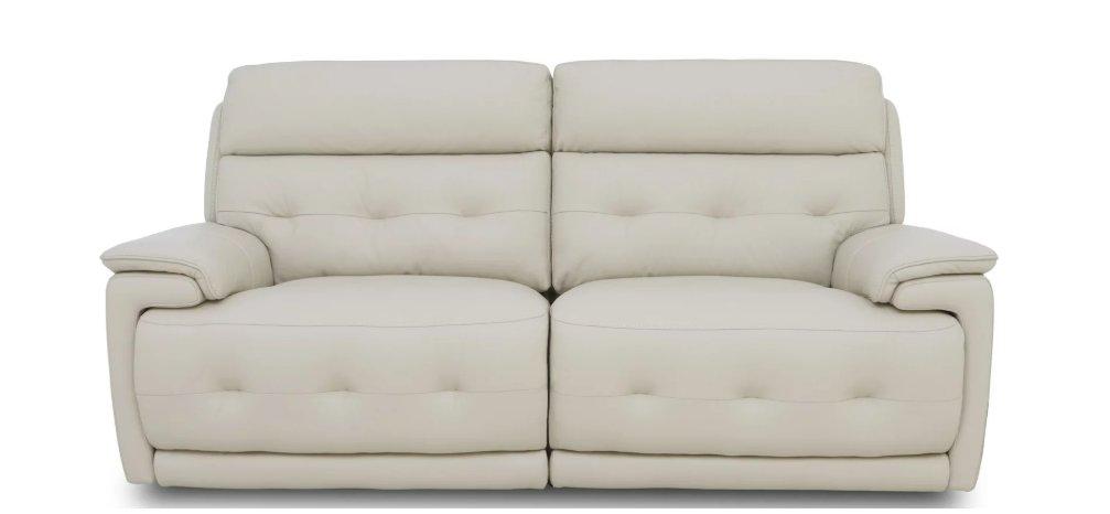 Brescia Leather 3 Seater Power Recliner Sofa and Power Recliner Chair with Power Headrests in  on Furniture Village