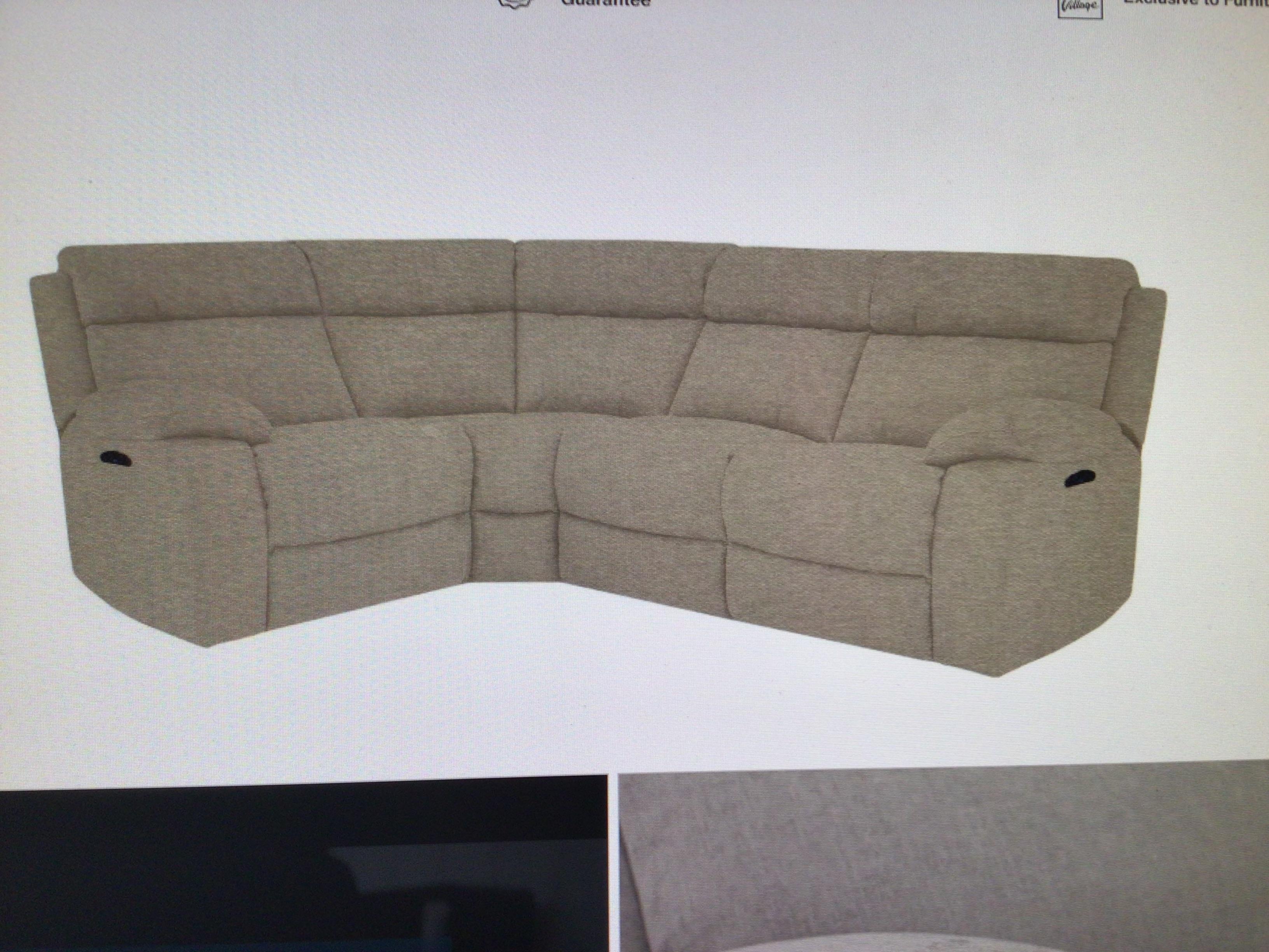 Moreno LHF Power Recliner With Power Headrest in  on Furniture Village