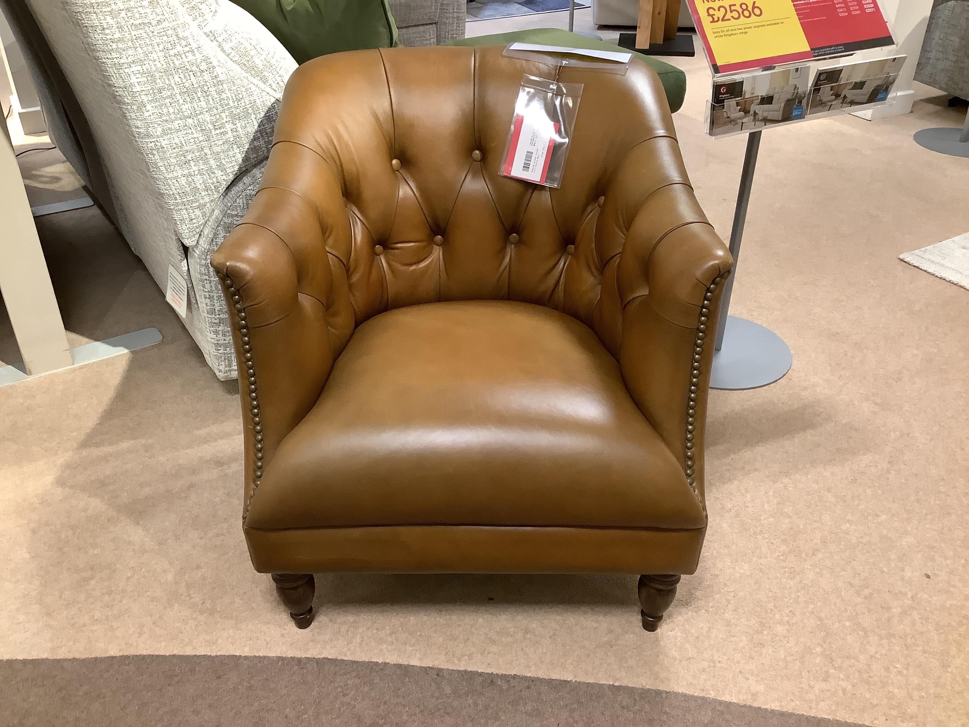 HENSON Accent Chair in  on Furniture Village