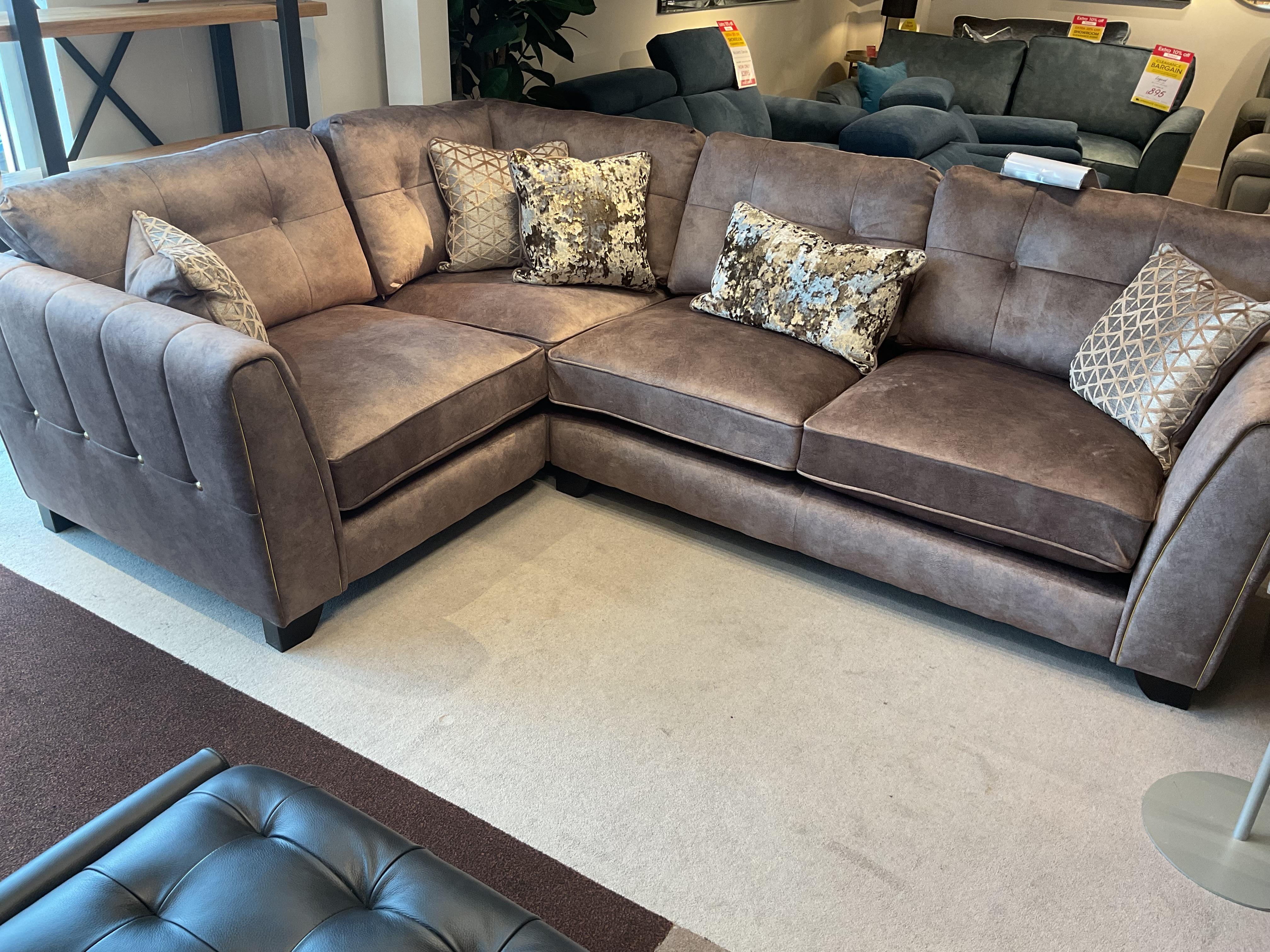 Ariana Small Classic Back Corner Sofa in  on Furniture Village