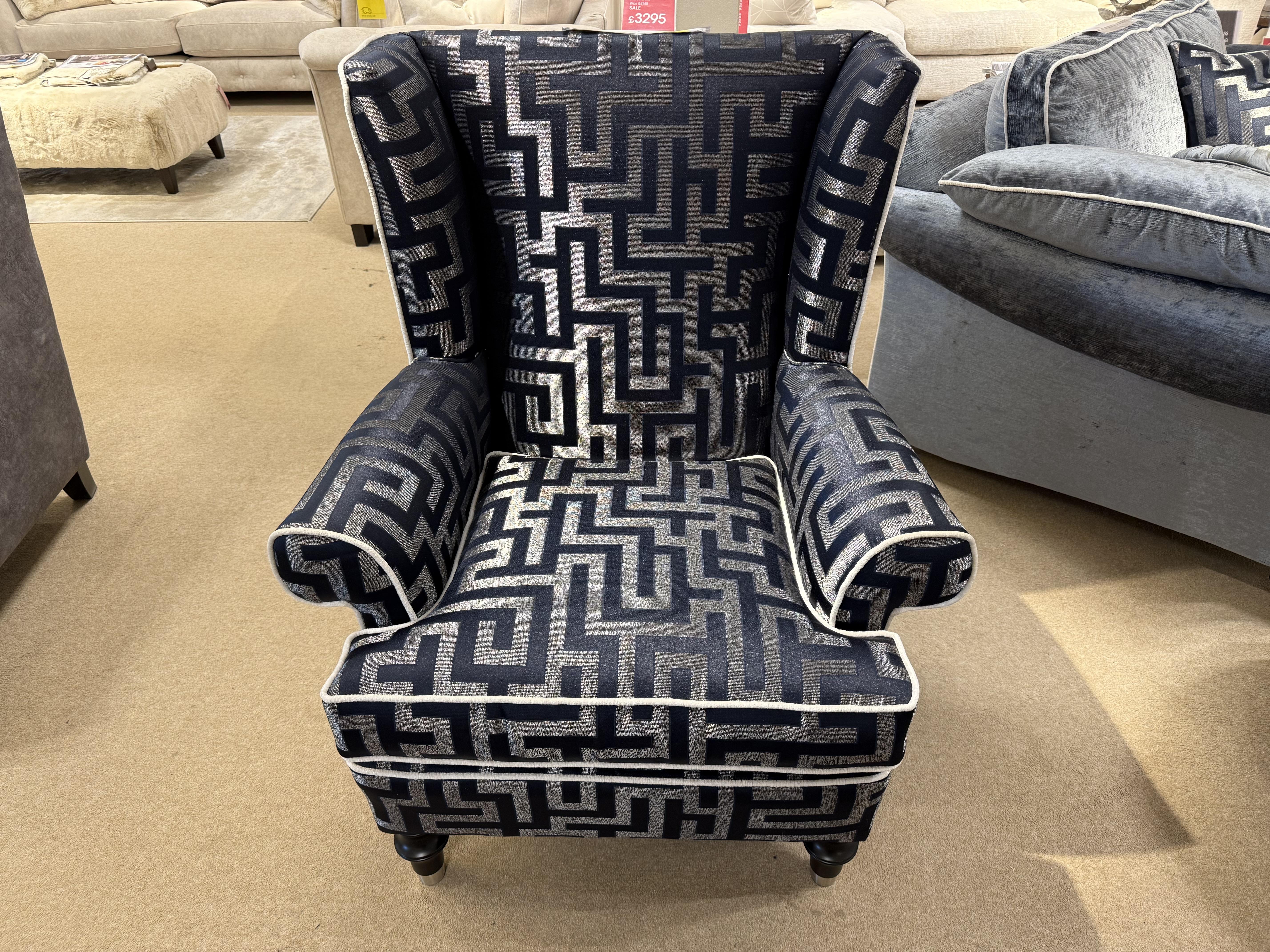 Princeton Wing Chair in  on Furniture Village