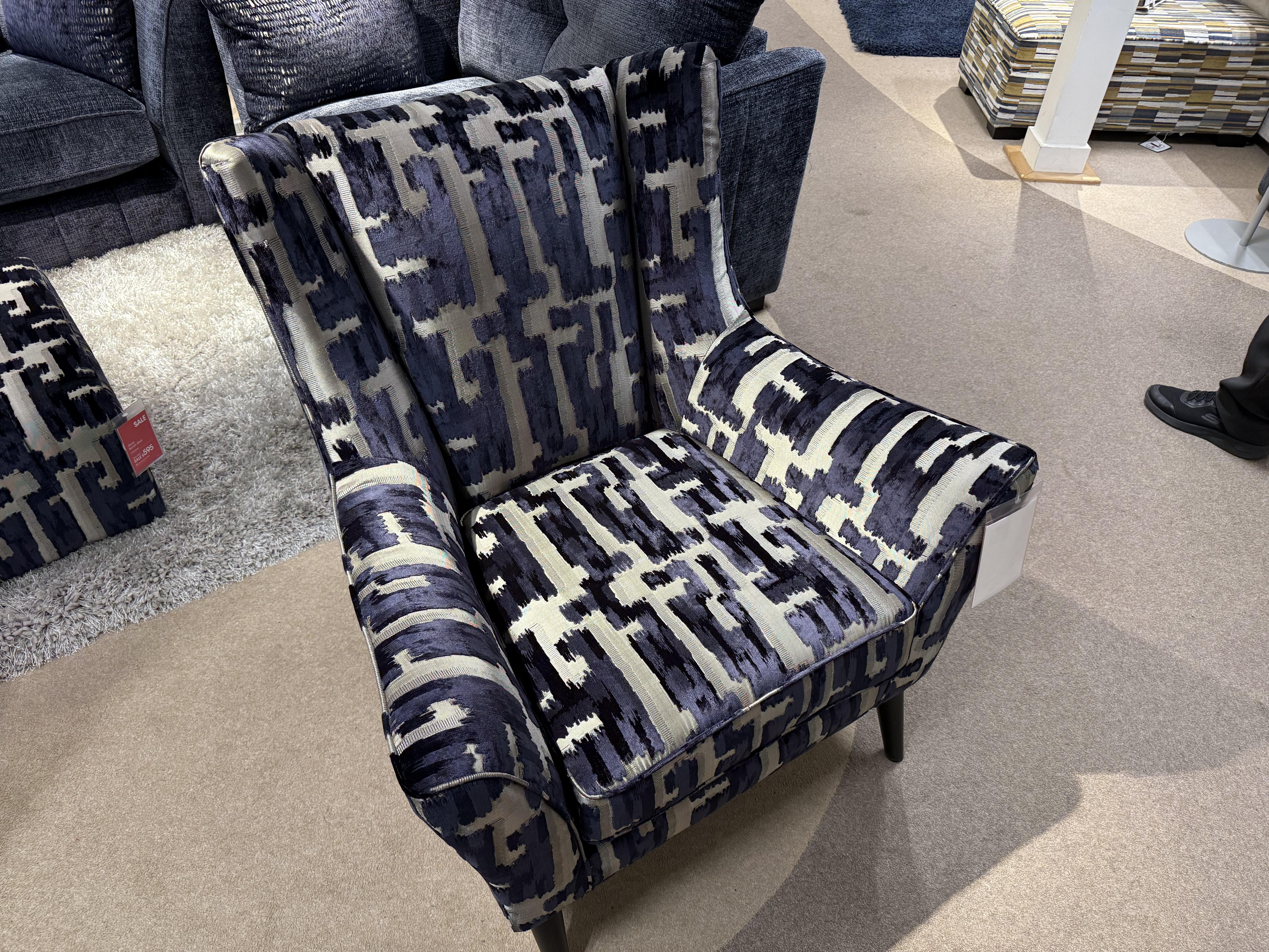 Allure Wing Chair in  on Furniture Village