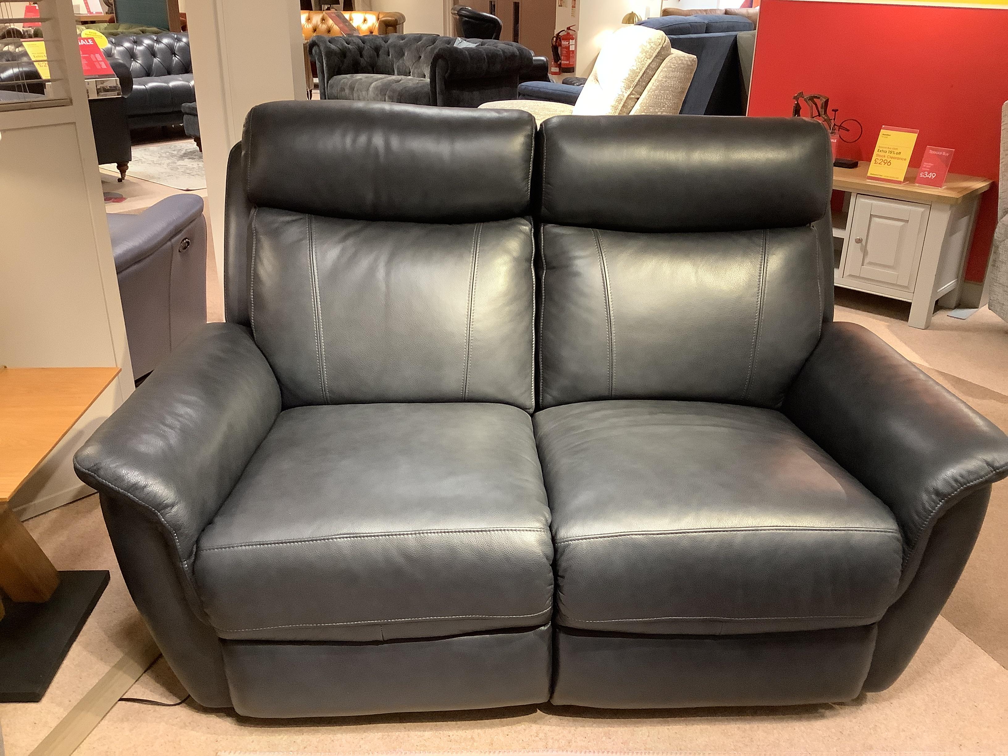 Orlando 2 seater pwr & footstool in  on Furniture Village