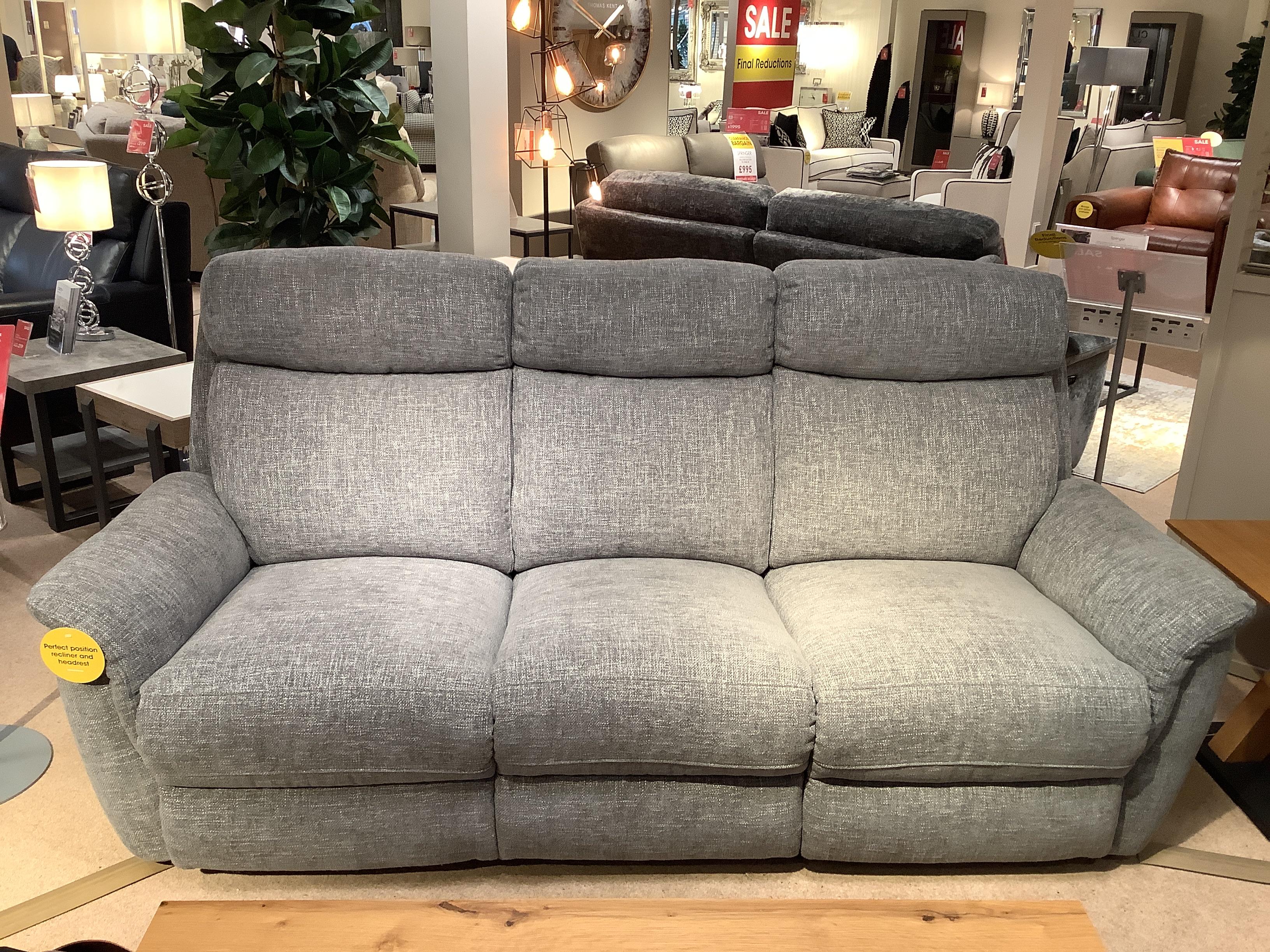 Orlando 3 seater pwr & Arm chair pwr in  on Furniture Village