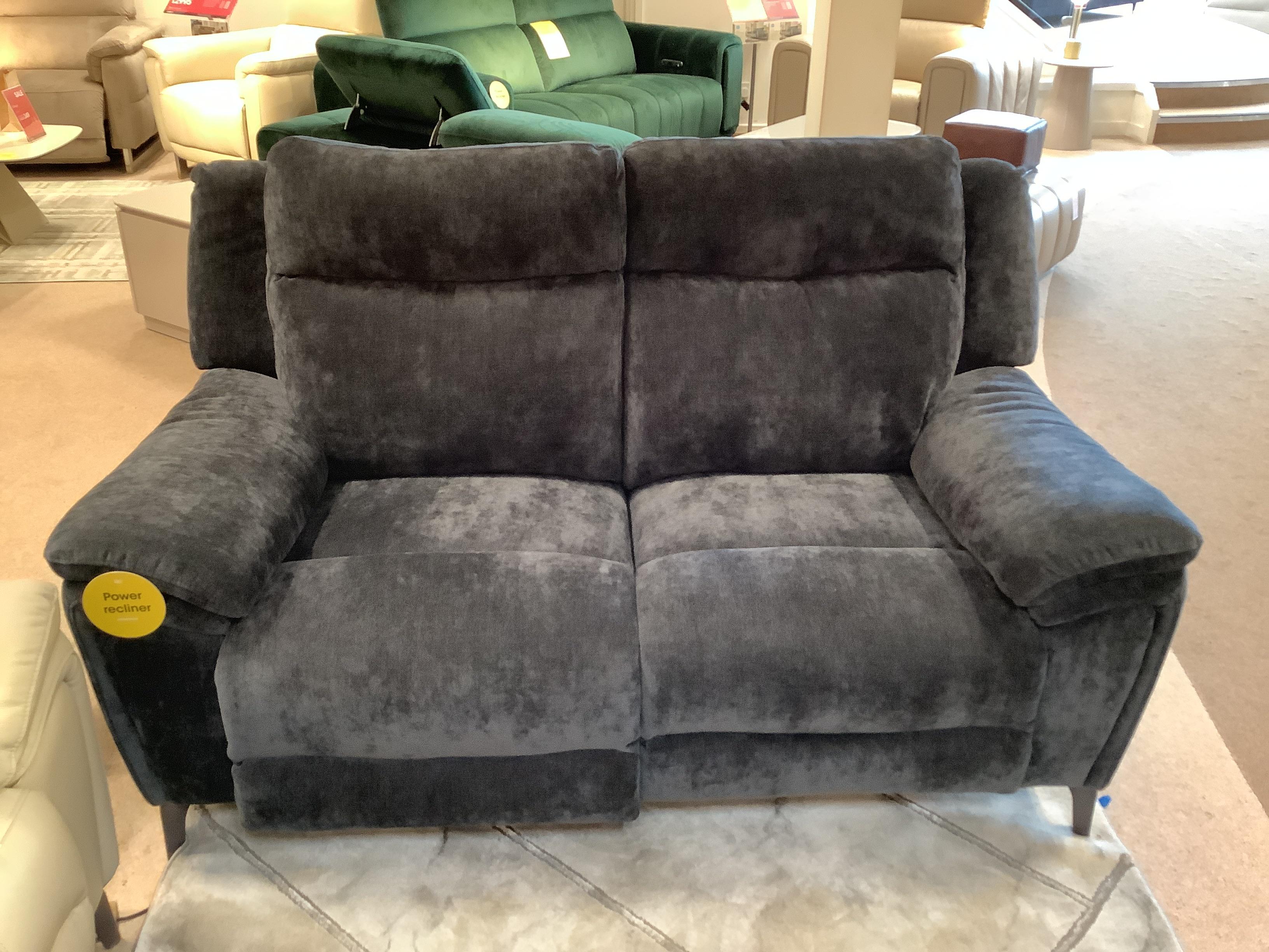 Panache 2 Seater PWR sofa & Stool in  on Furniture Village