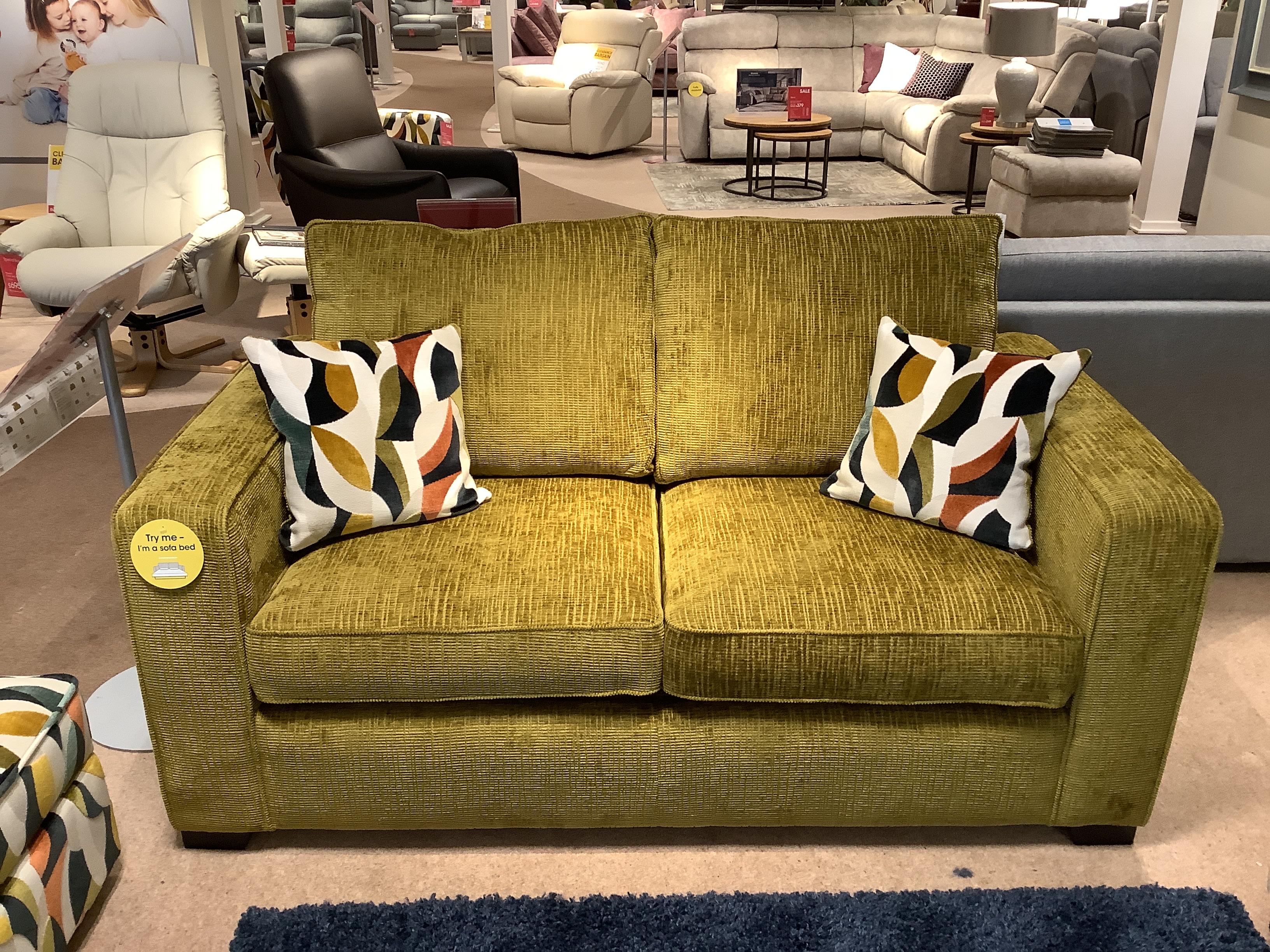 ABBERTON 2 Seater Sofa- Bed & Footstool in  on Furniture Village