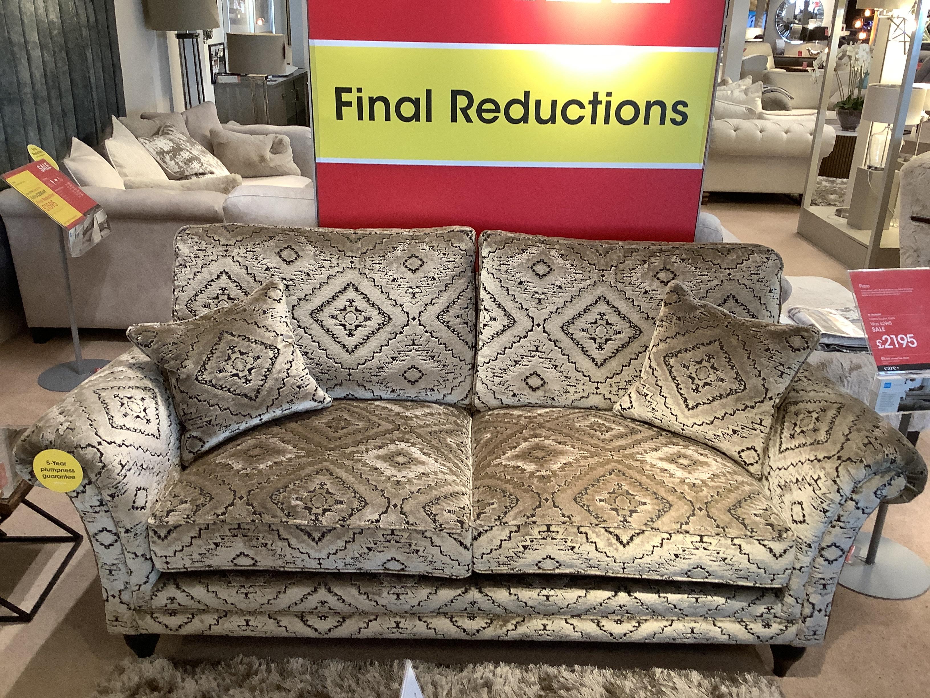 PLAZA 2 Seater & Footstool in  on Furniture Village