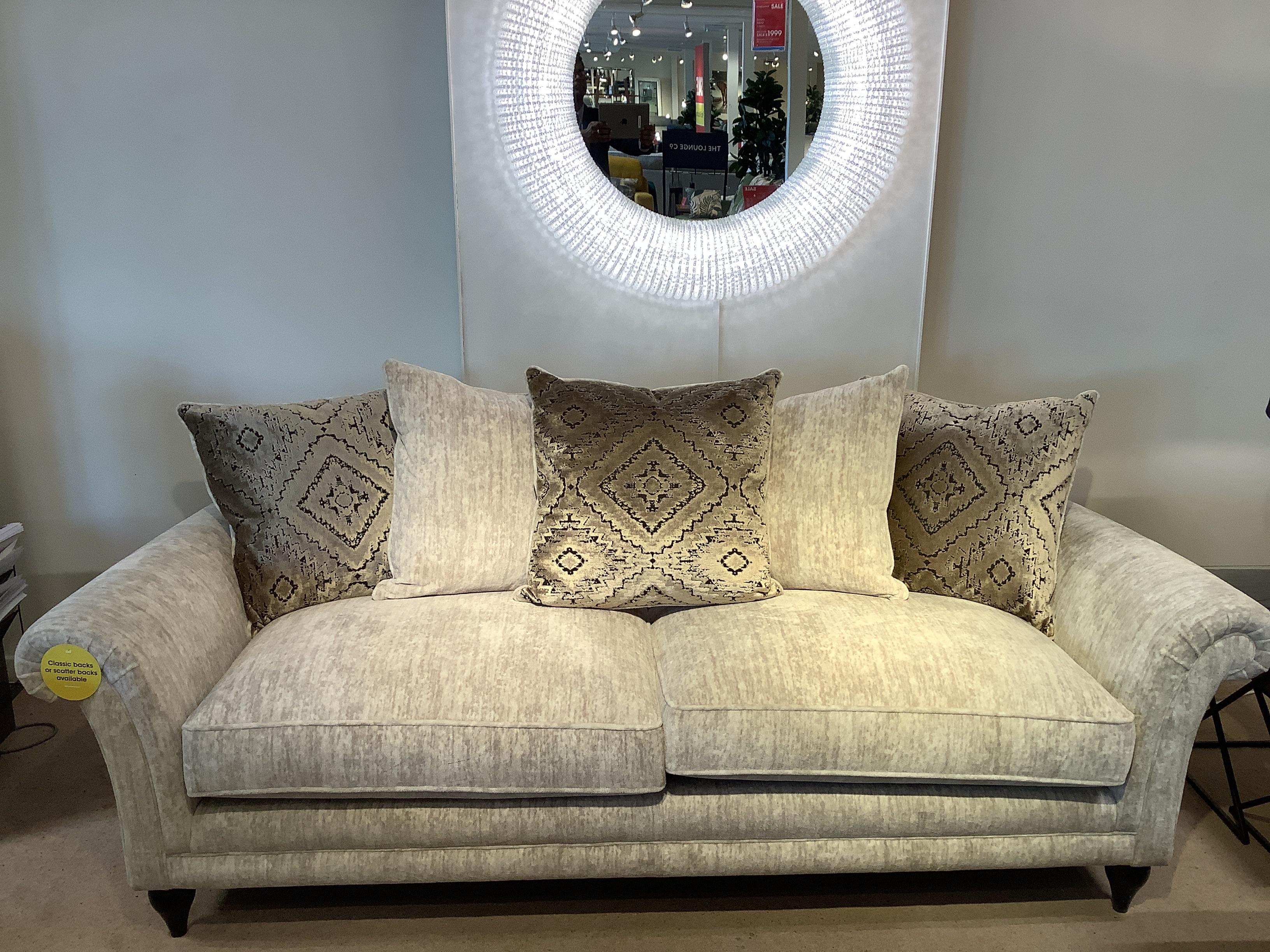 PLAZA 3 Seater & Chair in  on Furniture Village