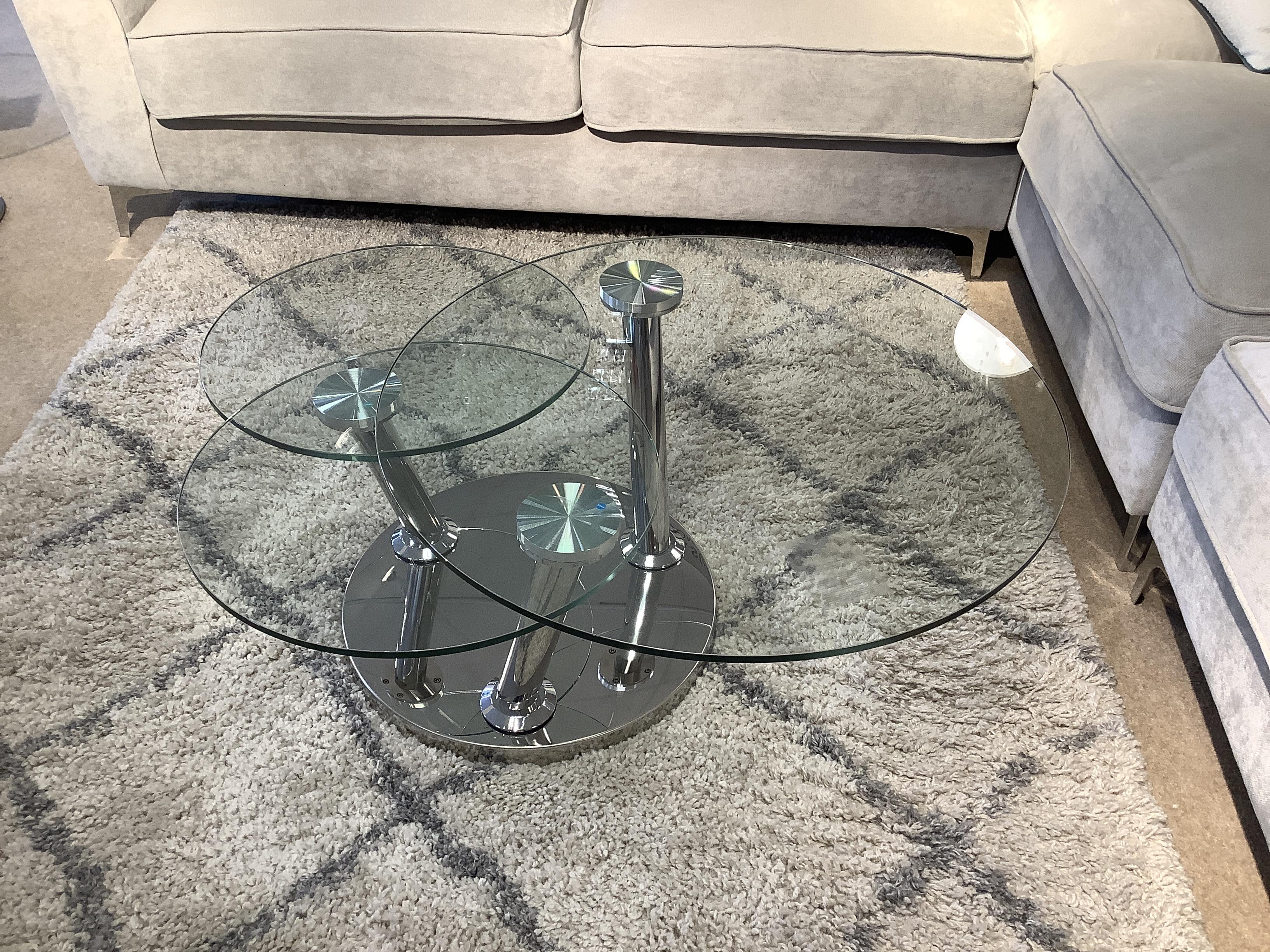 Synchro Coffee Table & Lamp Table in  on Furniture Village