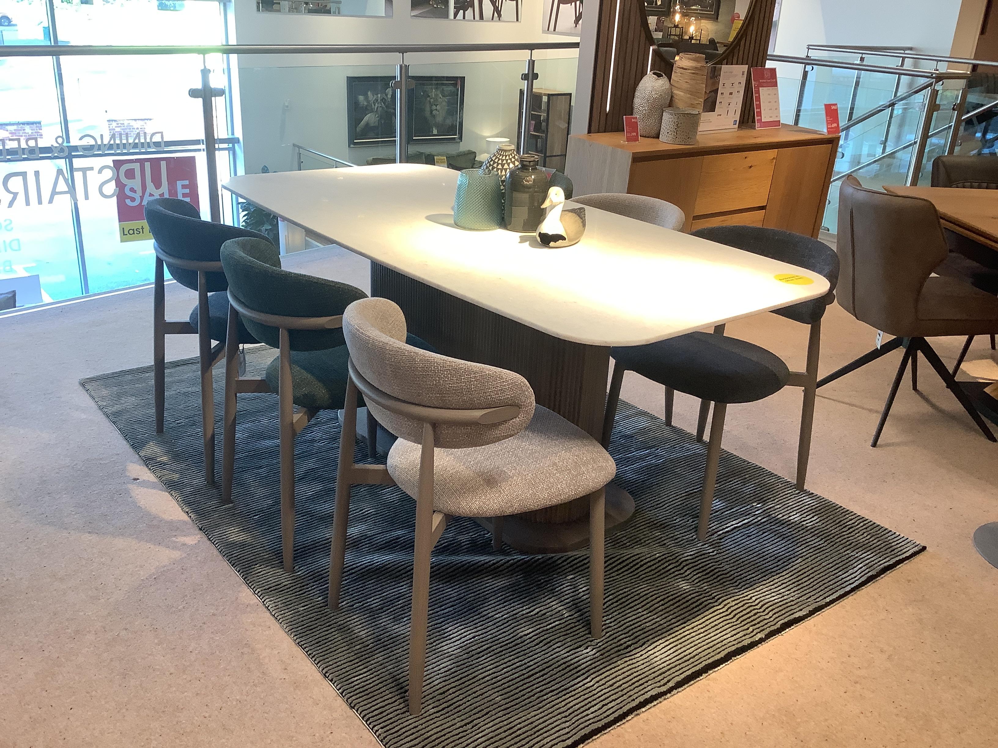 AIMAR Table 6 chairs & Sideboard in  on Furniture Village