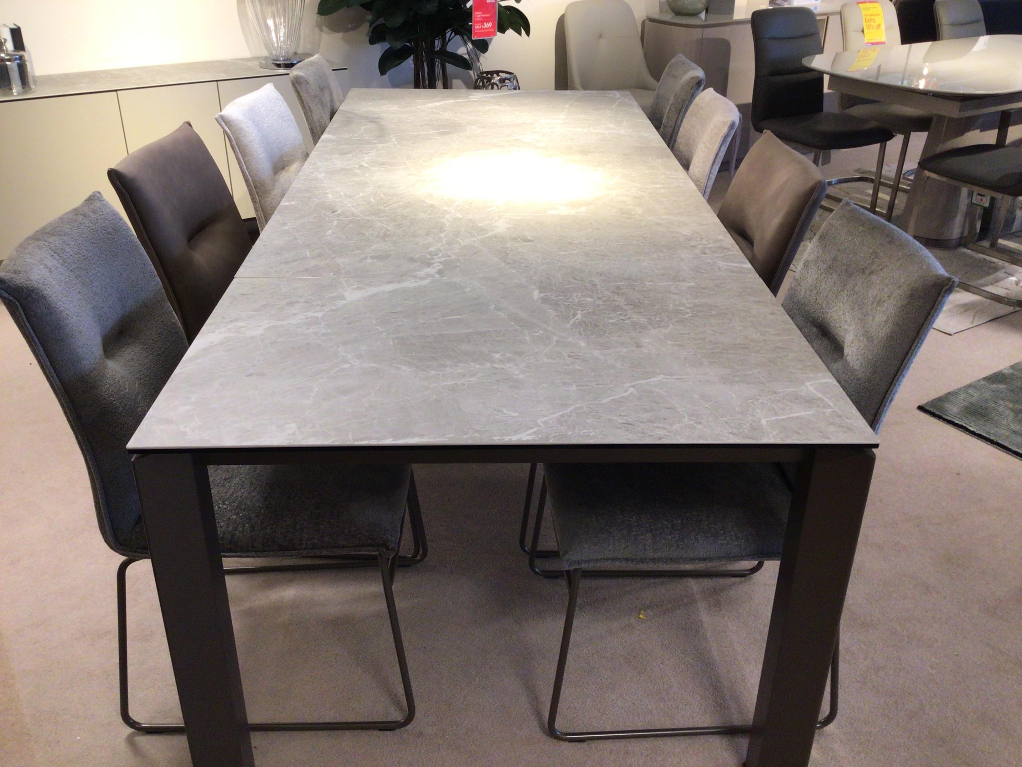 Viola extending table with 8 chairs and large sideboard. in  on Furniture Village