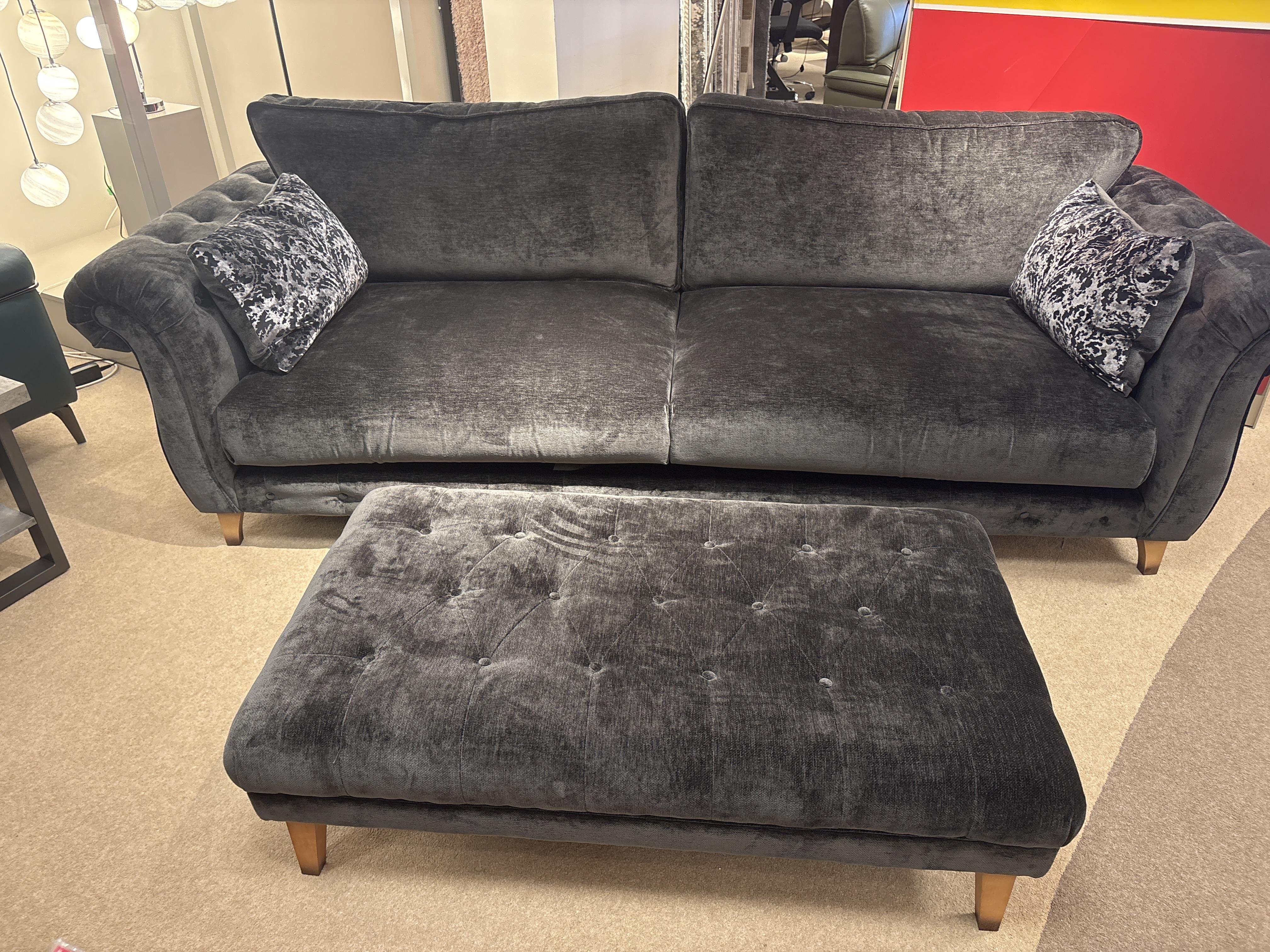 Palace Grande Sofa and Stool in  on Furniture Village