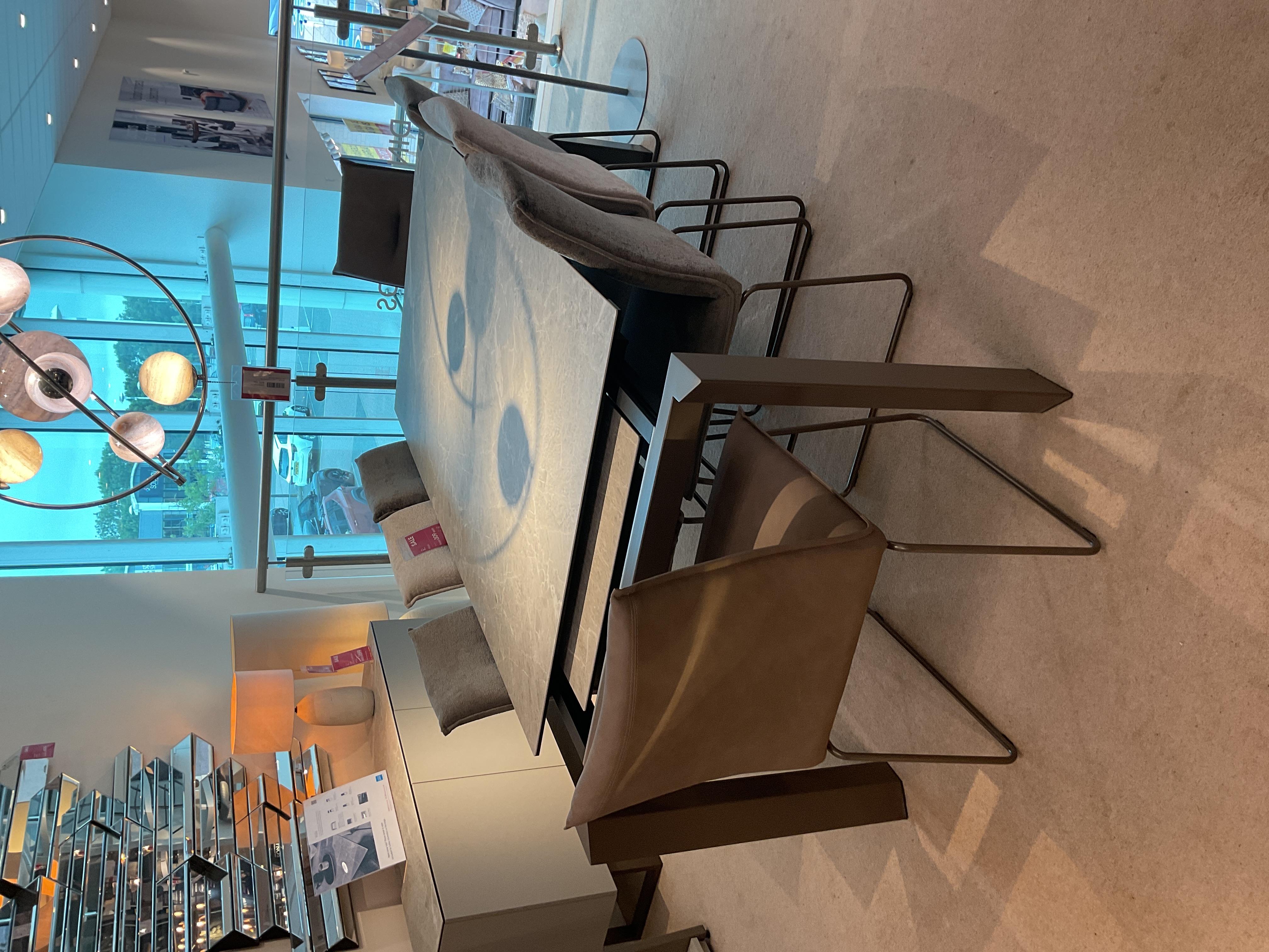 Viola Large Ext table with 8 Chairs in  on Furniture Village