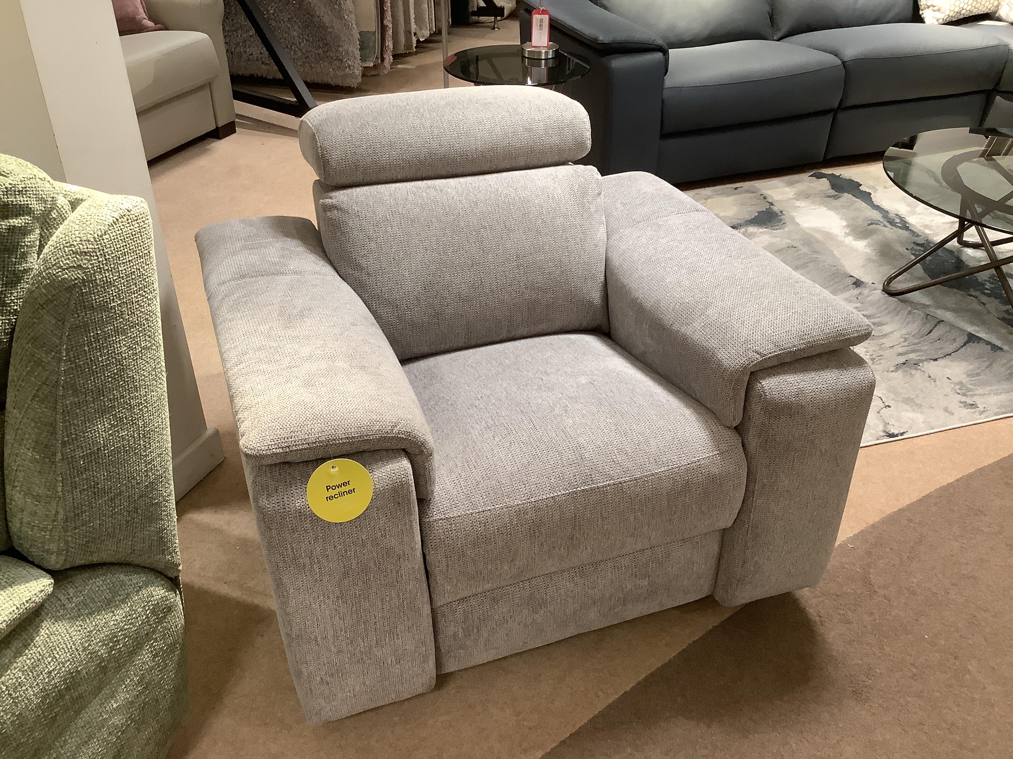 DAVIDE Power Rocker Recliner Chair in  on Furniture Village
