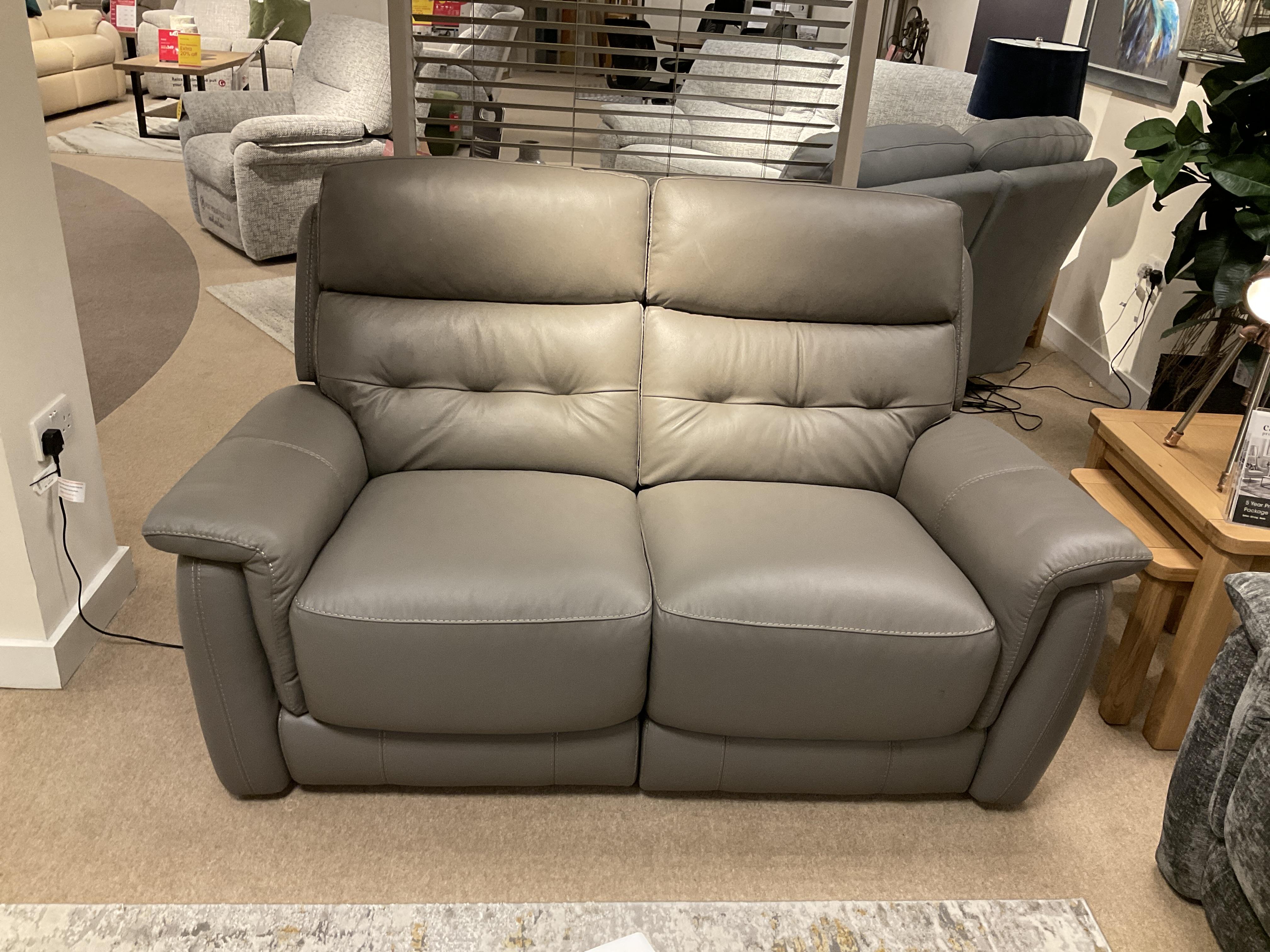 Springer Leather 2 Seater Sofa In Leather in  on Furniture Village