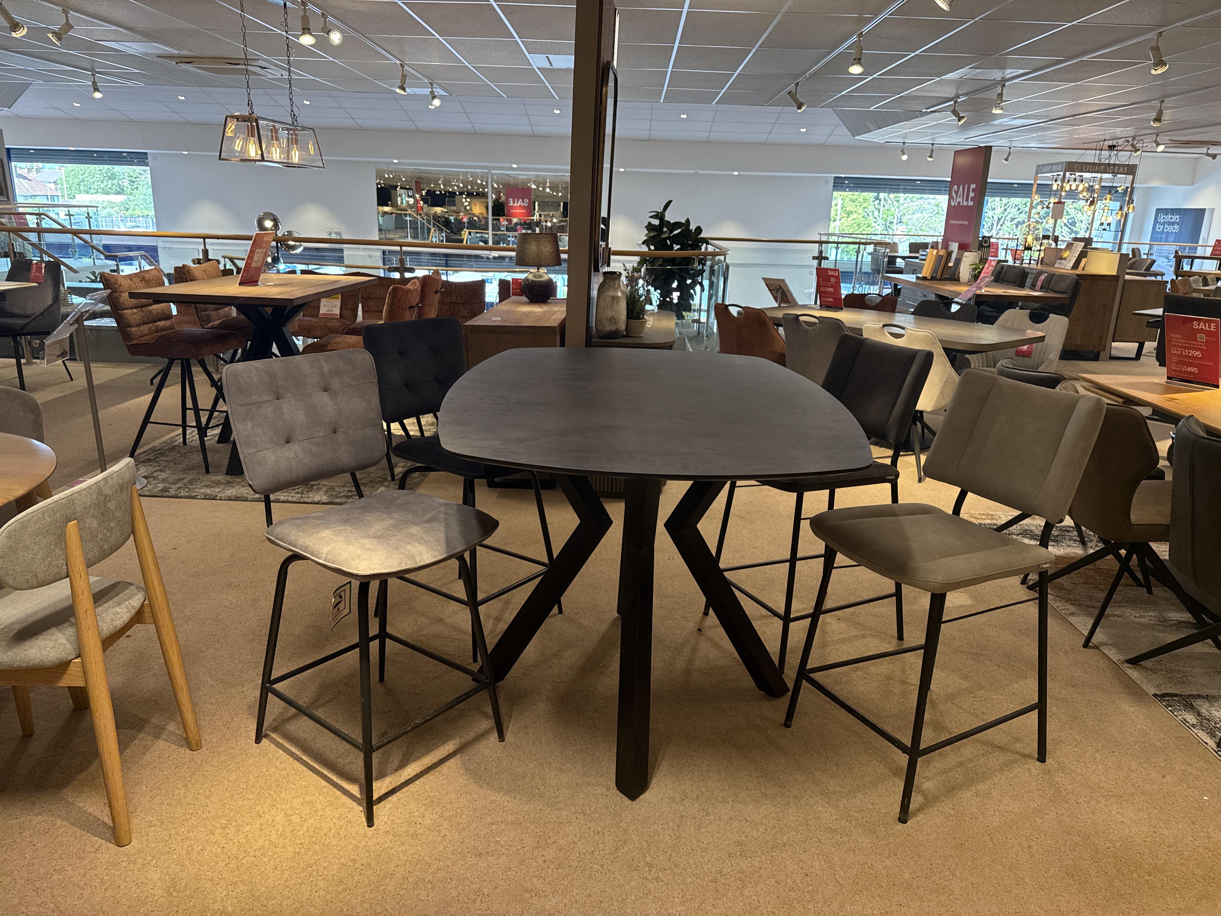 Toronto Bar Table and 4 Stools in  on Furniture Village