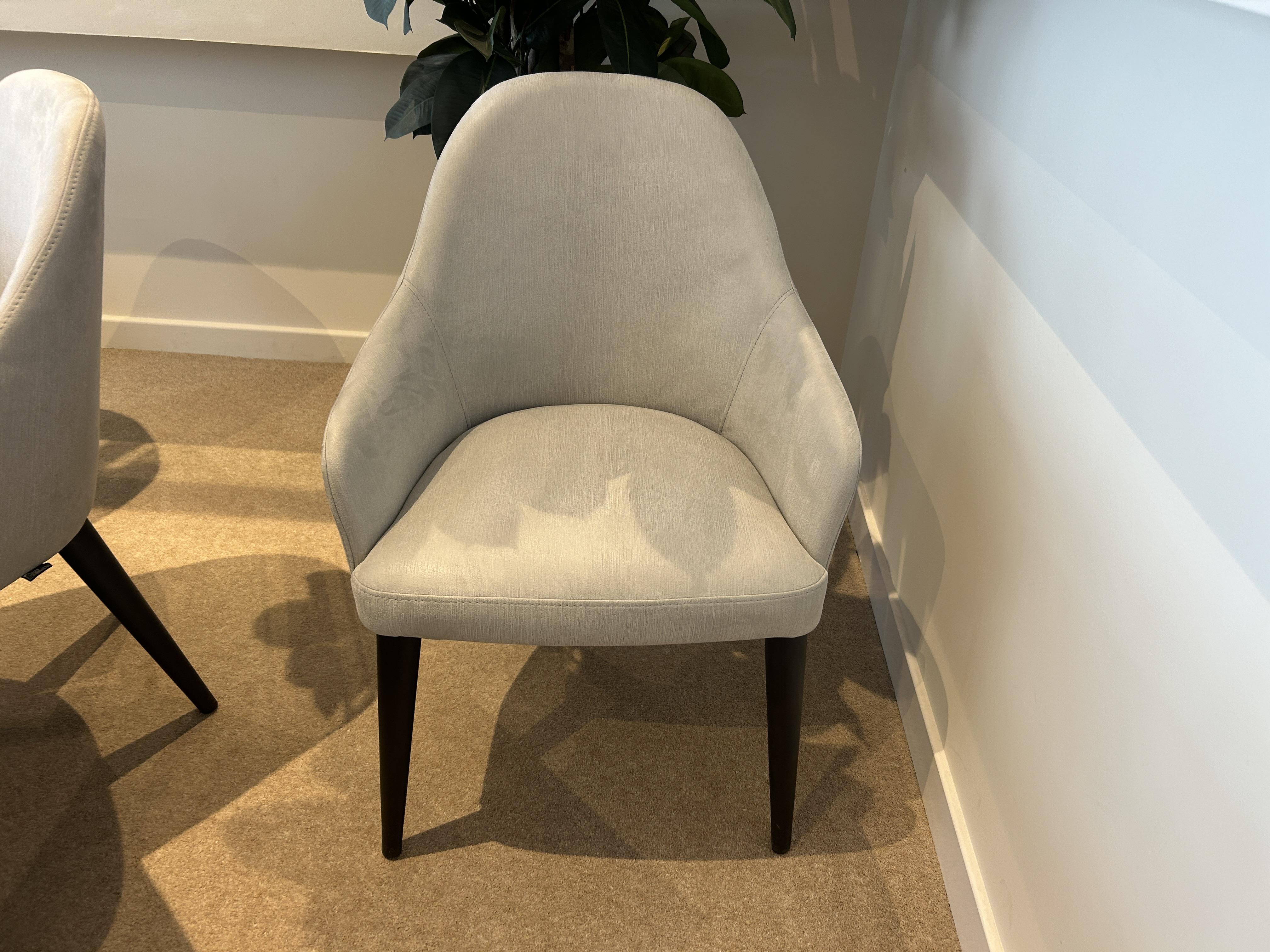 Blade Table with 5 chairs and a bench in  on Furniture Village