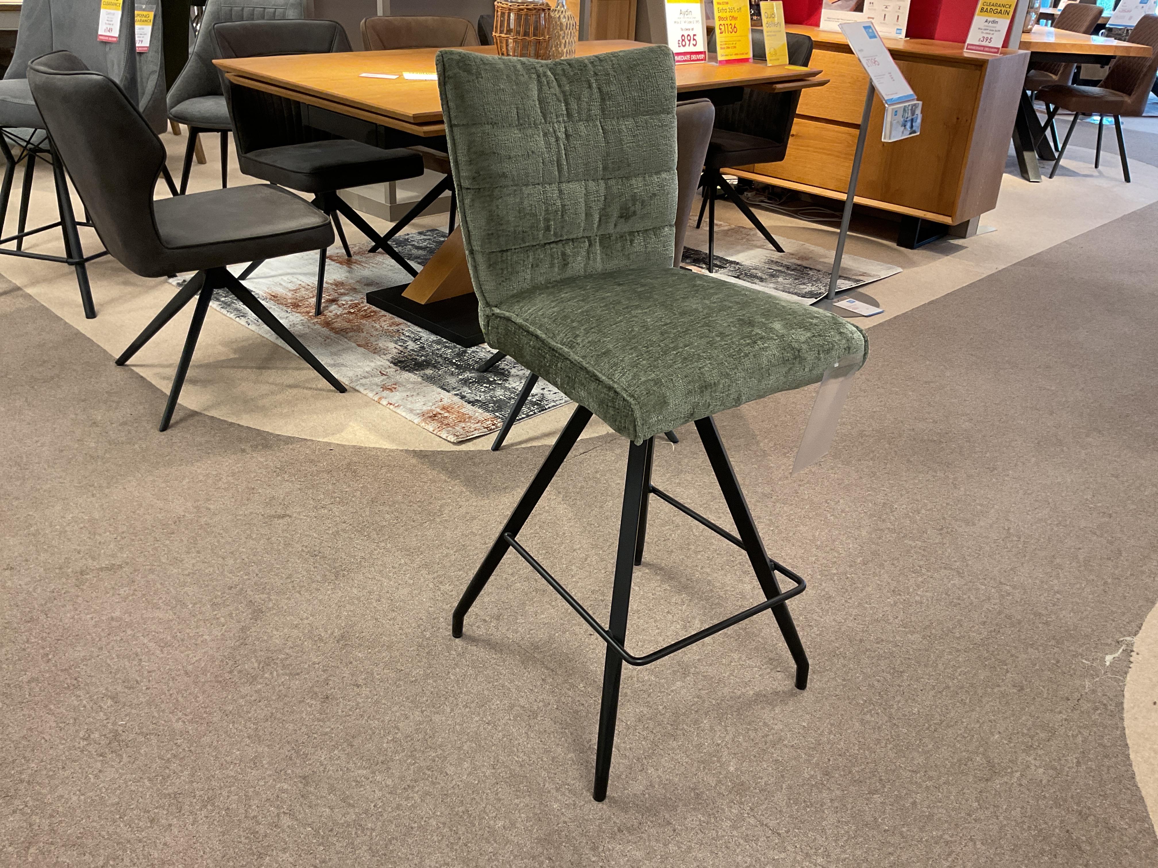 Saturn Swivel Bar Stool in  on Furniture Village