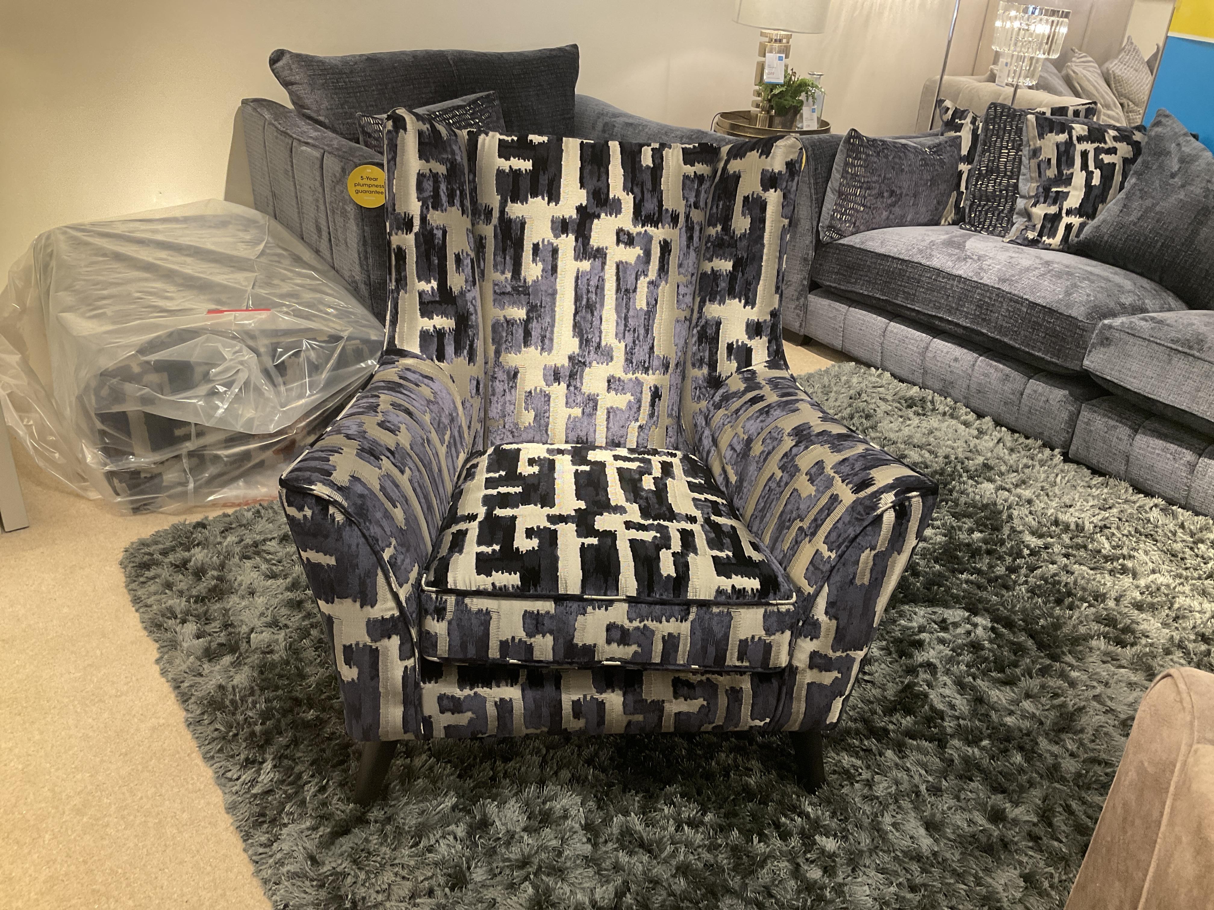 Allure Wing Chair in  on Furniture Village
