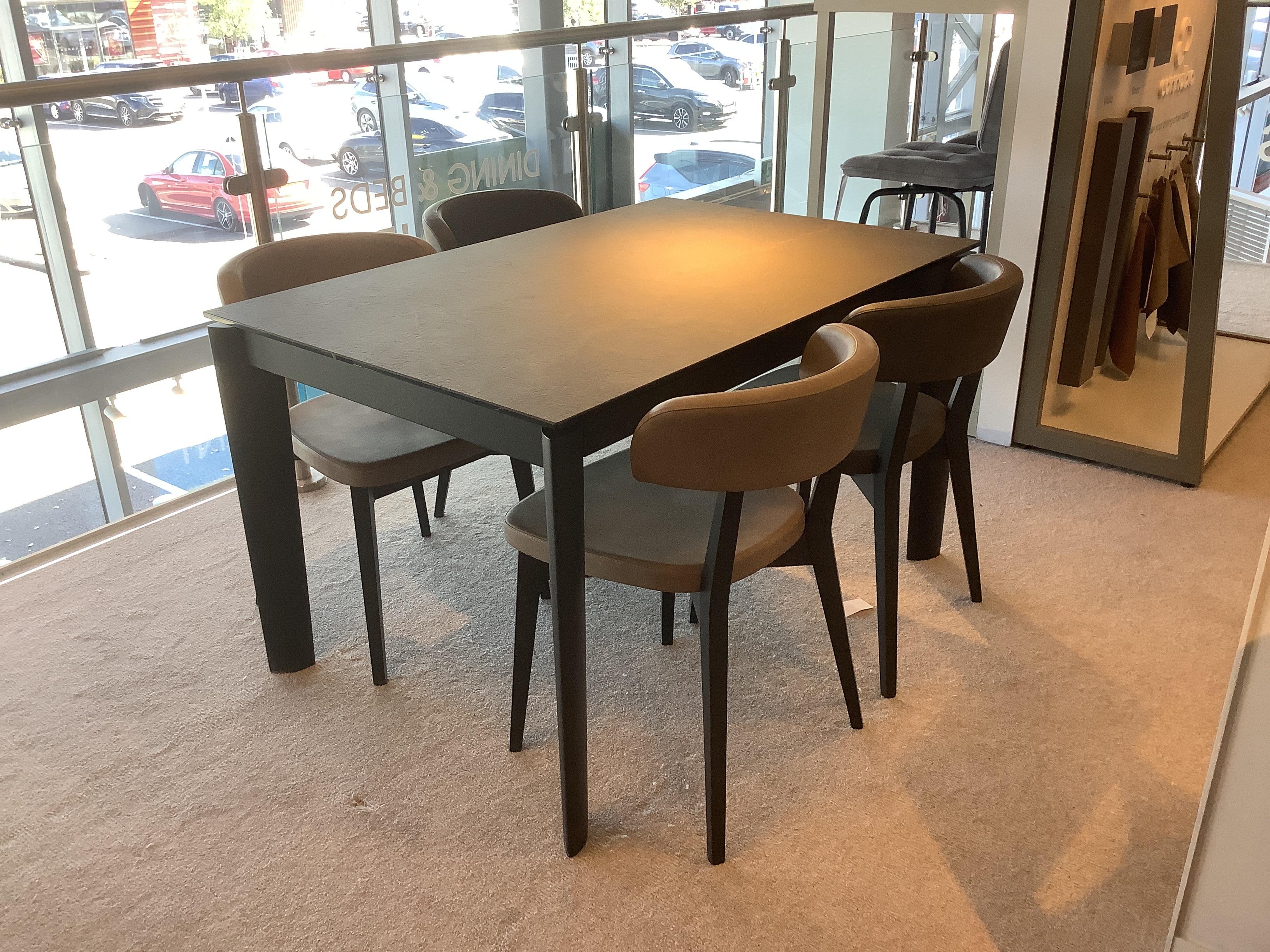 Rosa 130cm Extending Ceramic Table,4 Chairs & Sideboard in  on Furniture Village