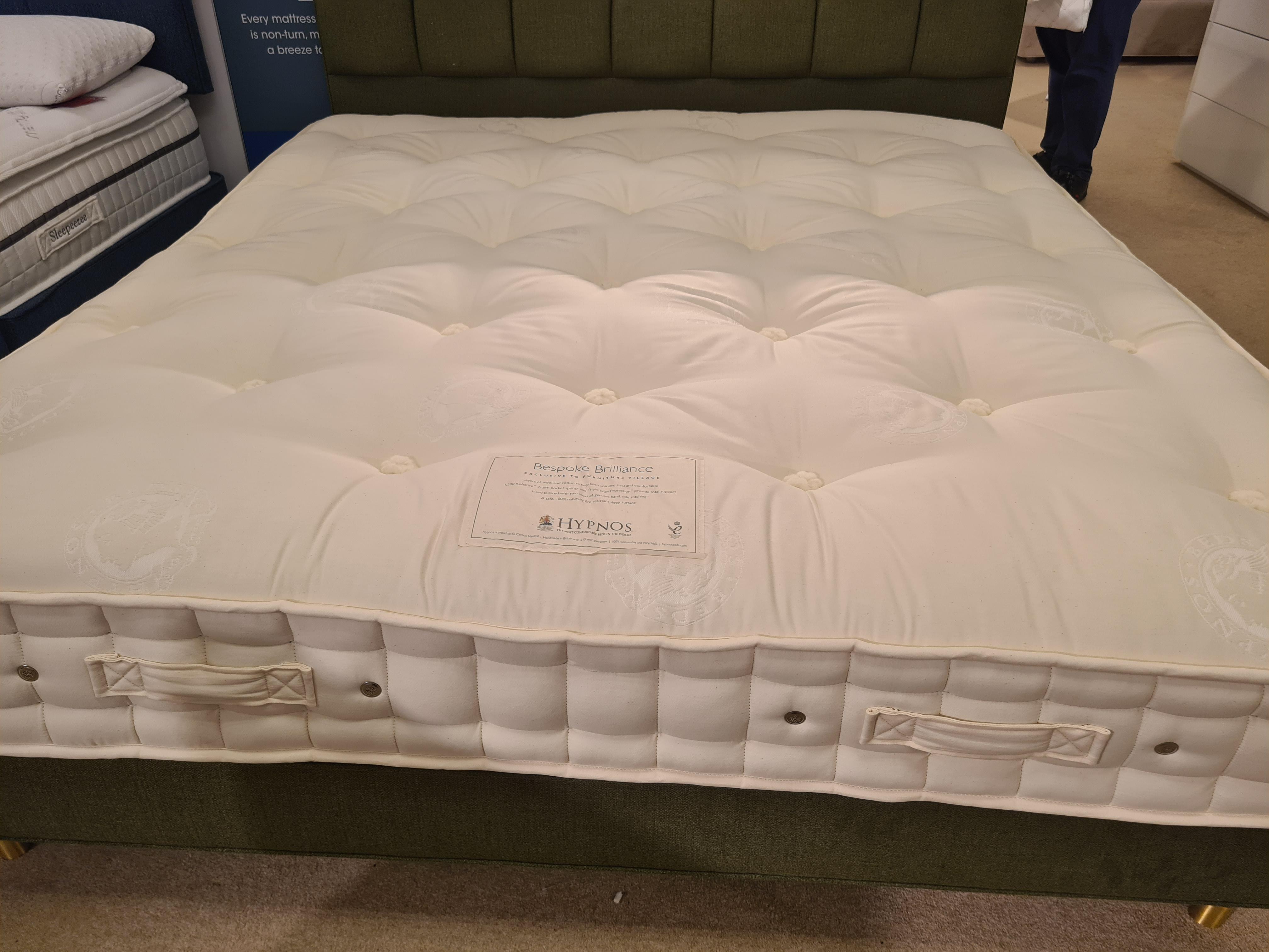Hypnos 6'0 Super kingsize Divan Set including Headboard and Mattress in  on Furniture Village