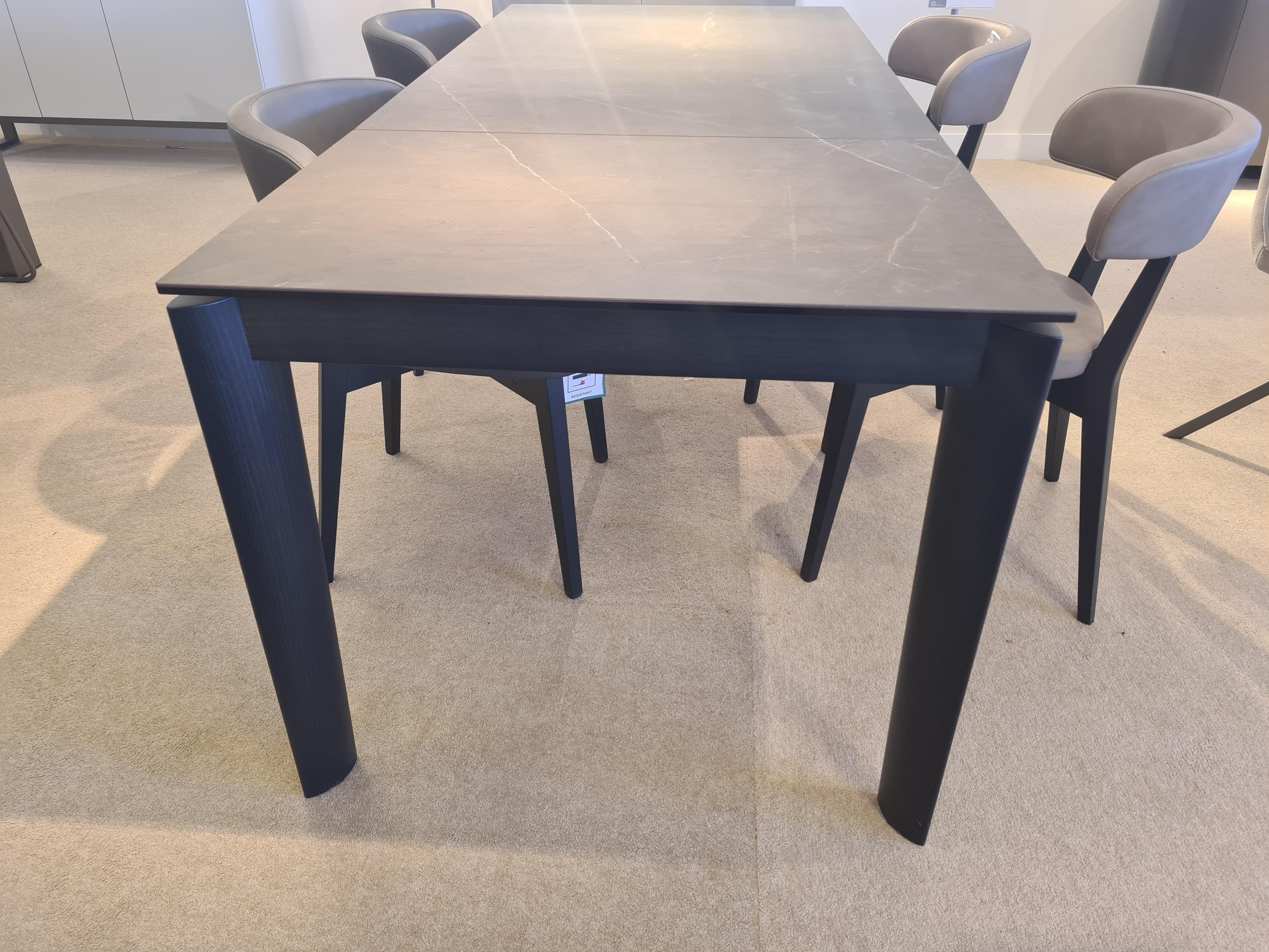 Rosa by Connubia 130cm Extending Dining Table & 4 Siren Chairs in  on Furniture Village