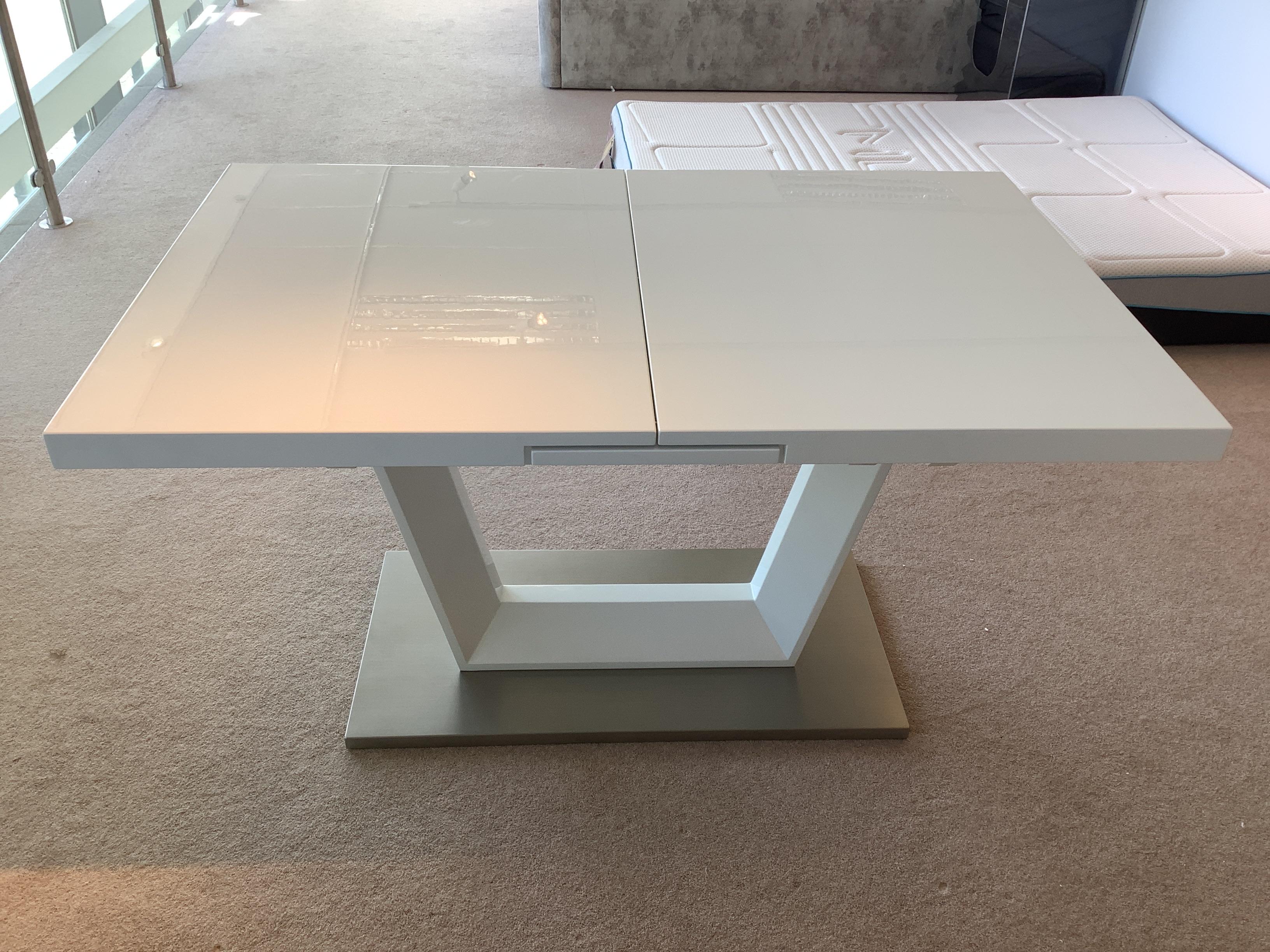 Bianco small extending dining table in  on Furniture Village
